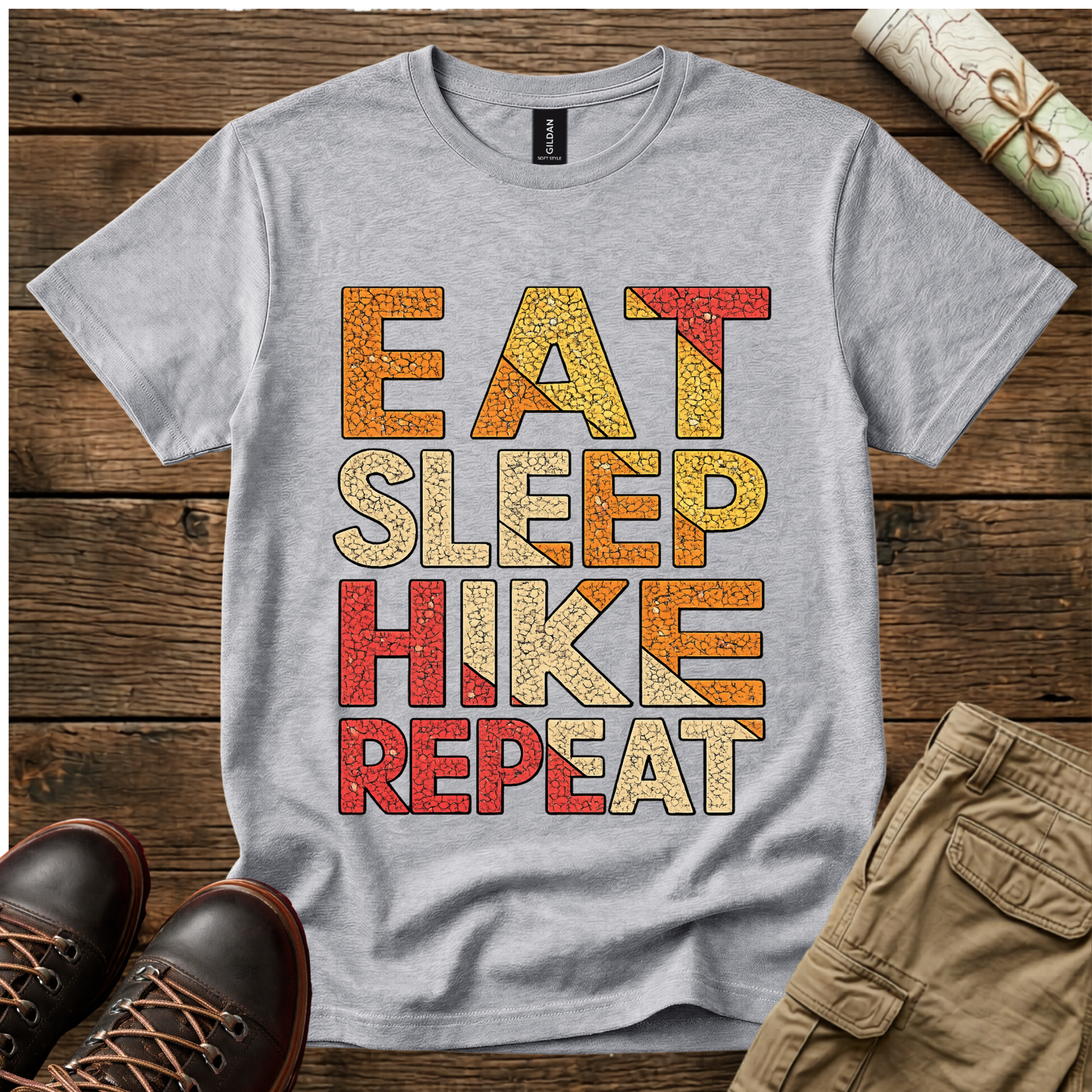 Eat Sleep Hike Repeat T-Shirt