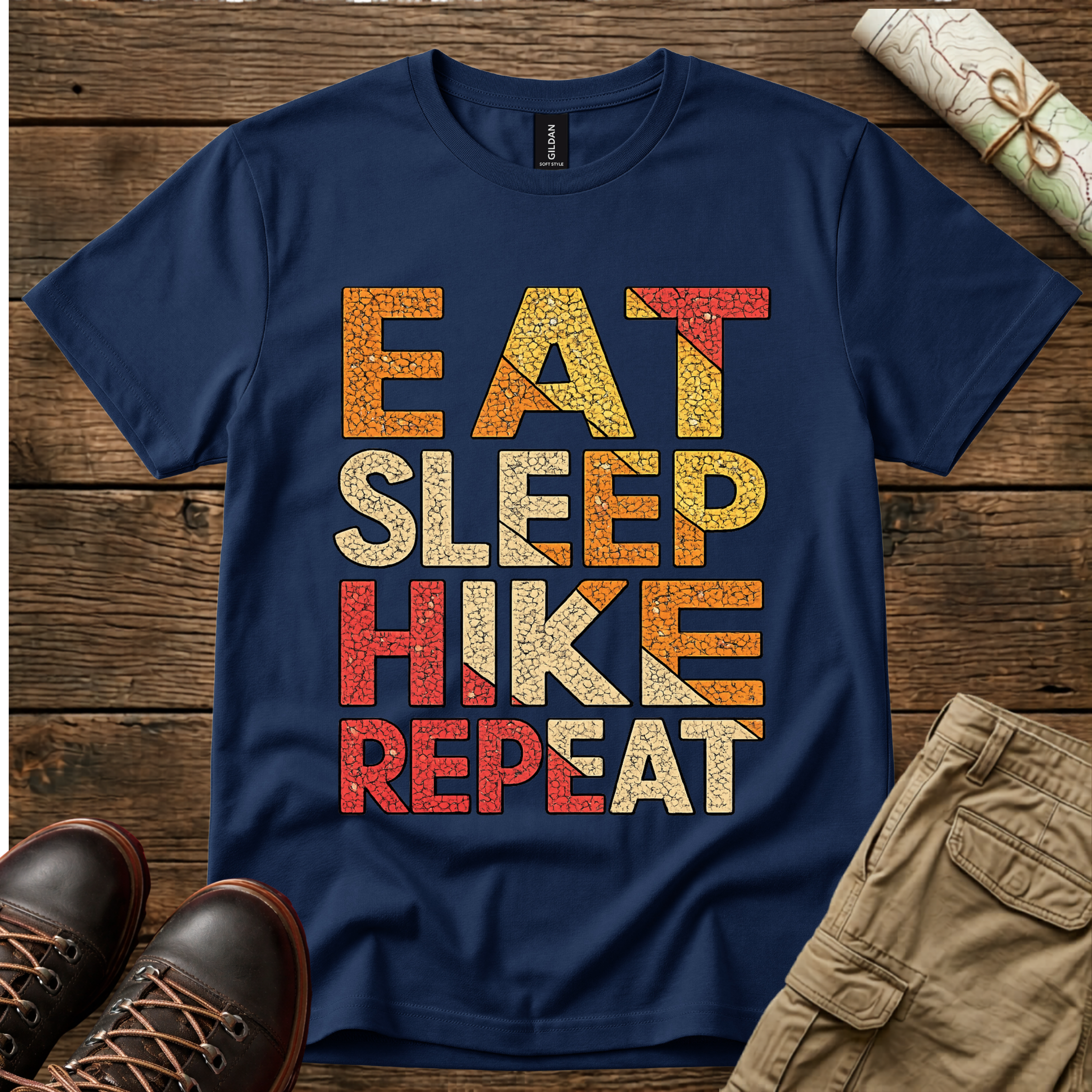 Eat Sleep Hike Repeat T-Shirt