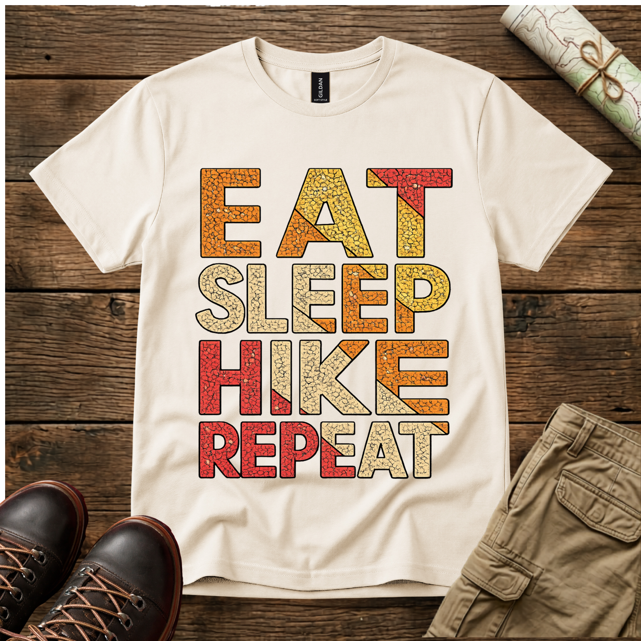 Eat Sleep Hike Repeat T-Shirt