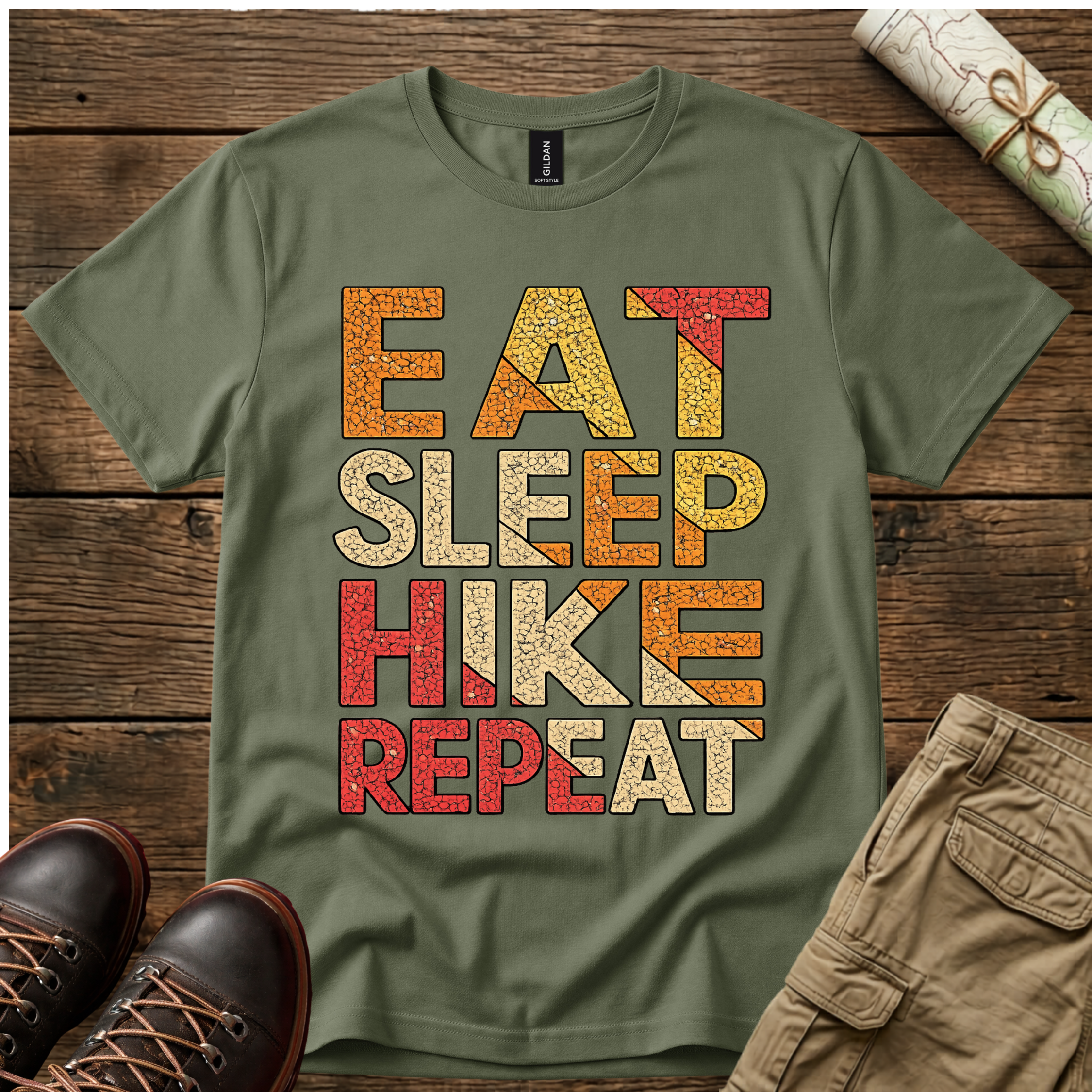 Eat Sleep Hike Repeat T-Shirt