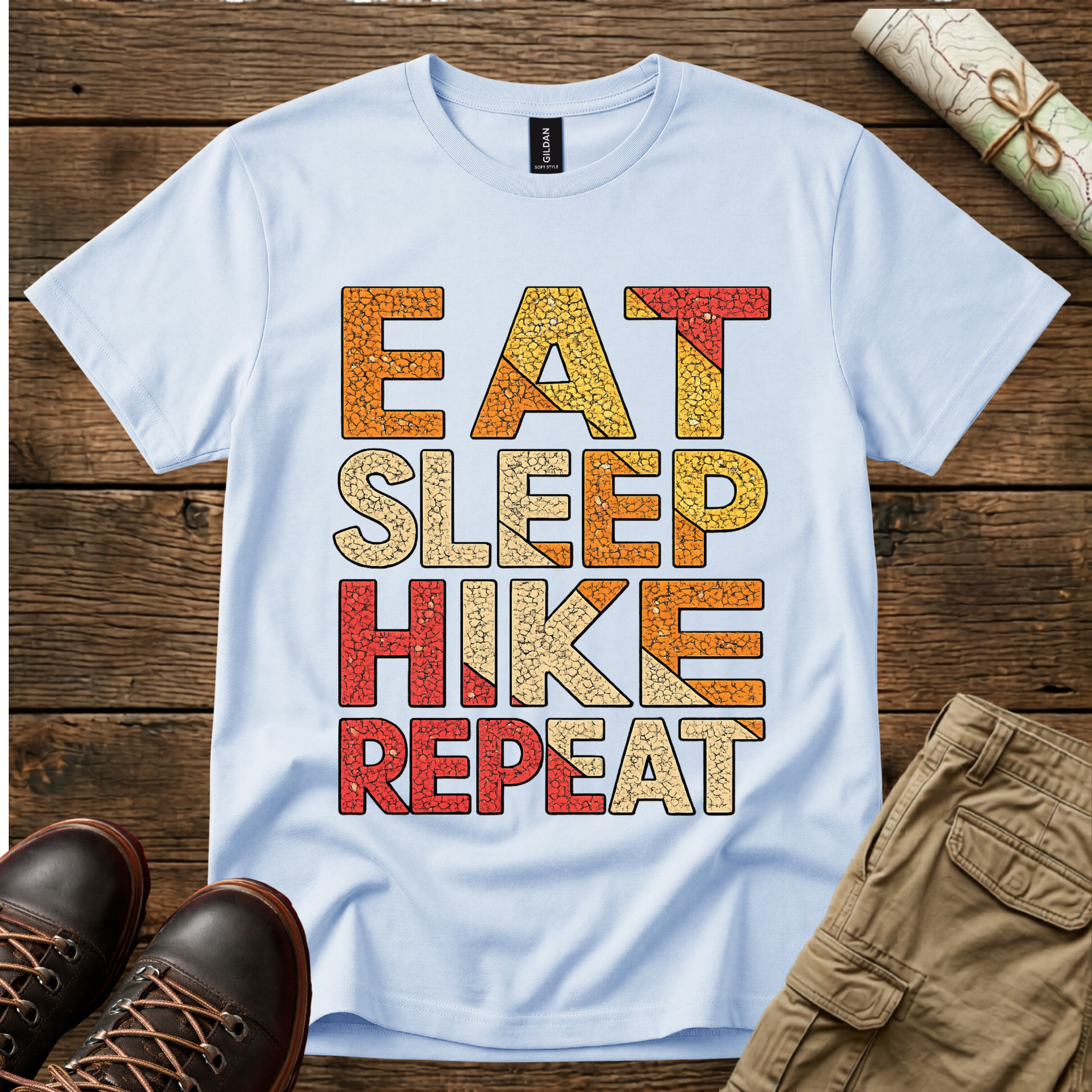 Eat Sleep Hike Repeat T-Shirt