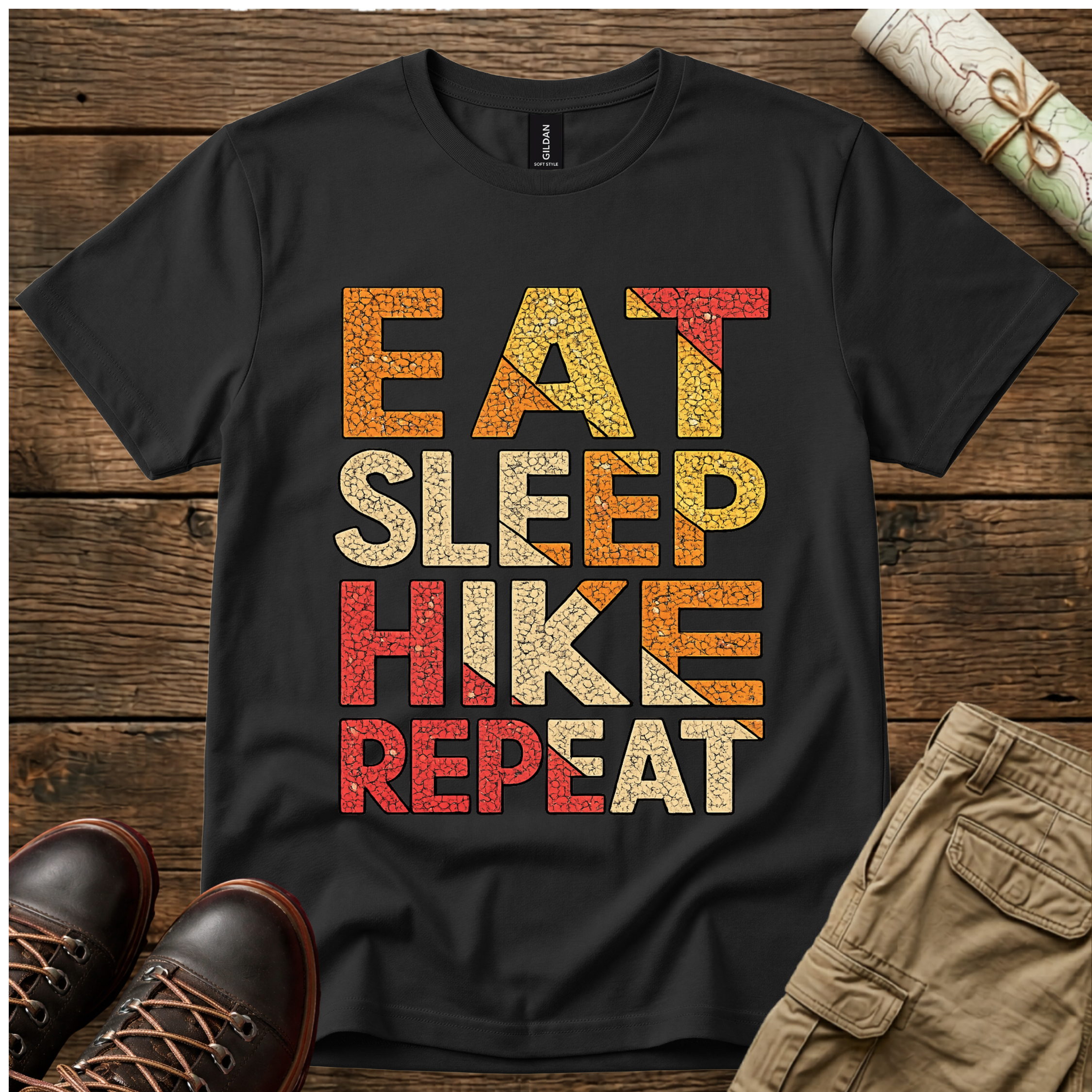 Eat Sleep Hike Repeat T-Shirt