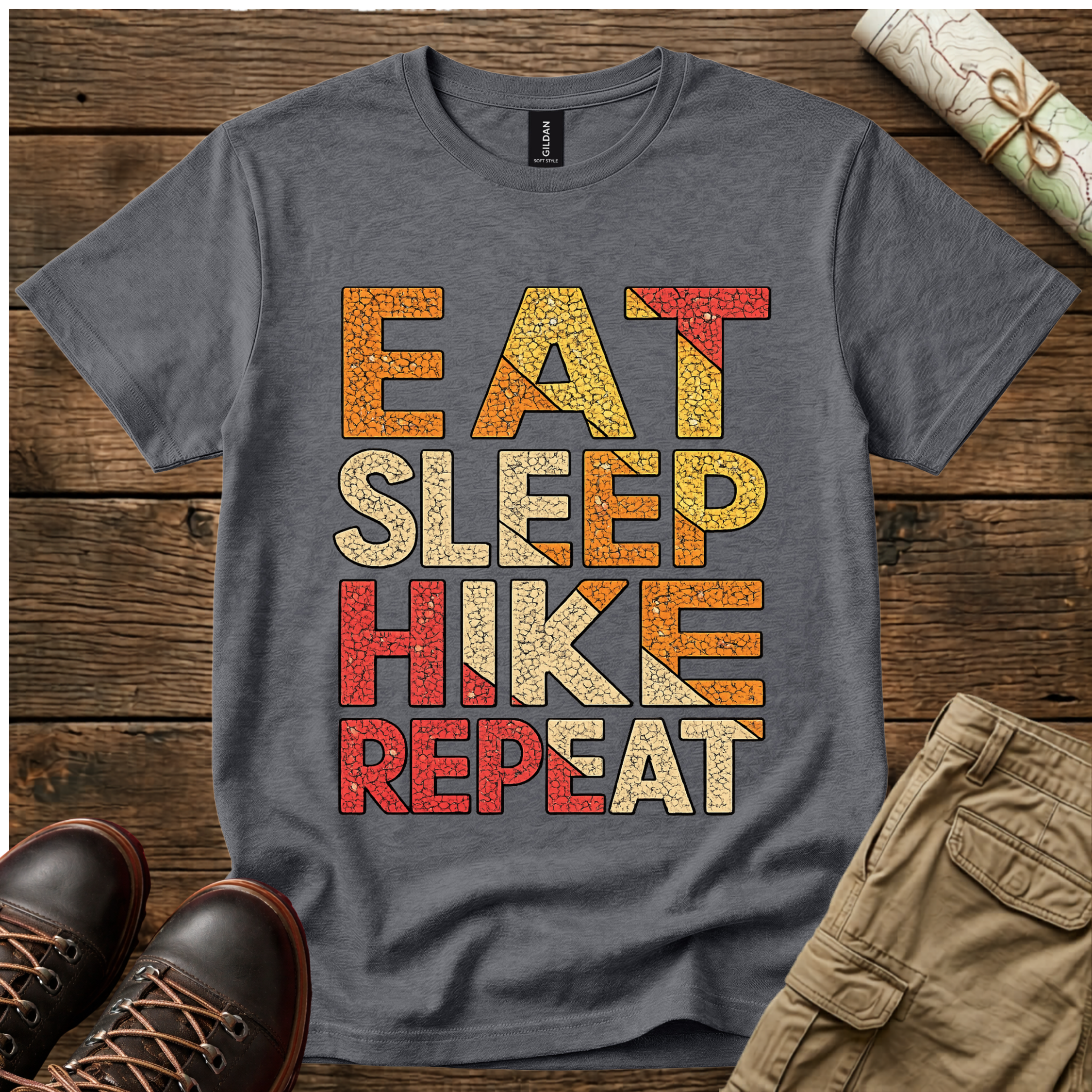 Eat Sleep Hike Repeat T-Shirt