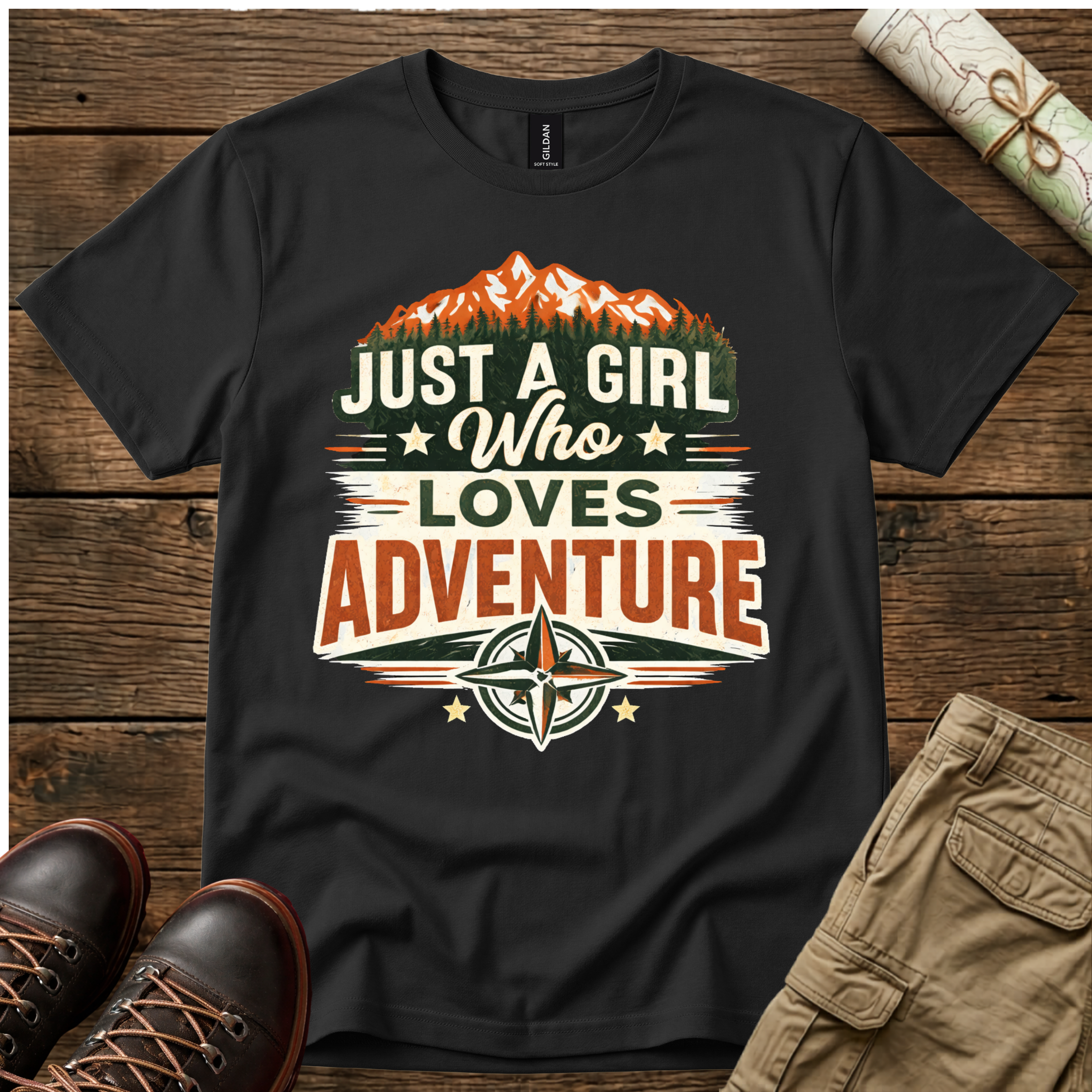 Just A Girl Who Loves Adventure T-Shirt
