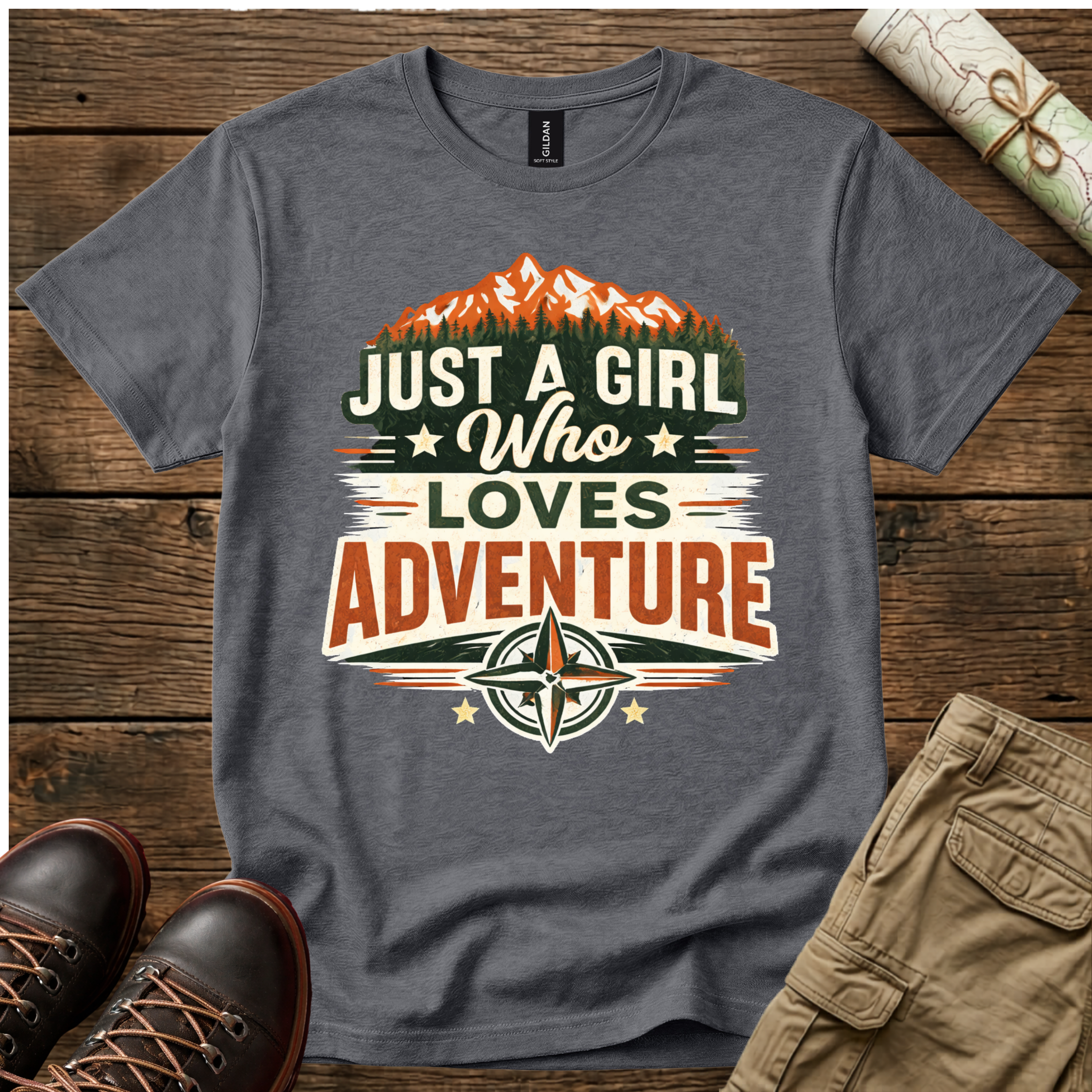 Just A Girl Who Loves Adventure T-Shirt