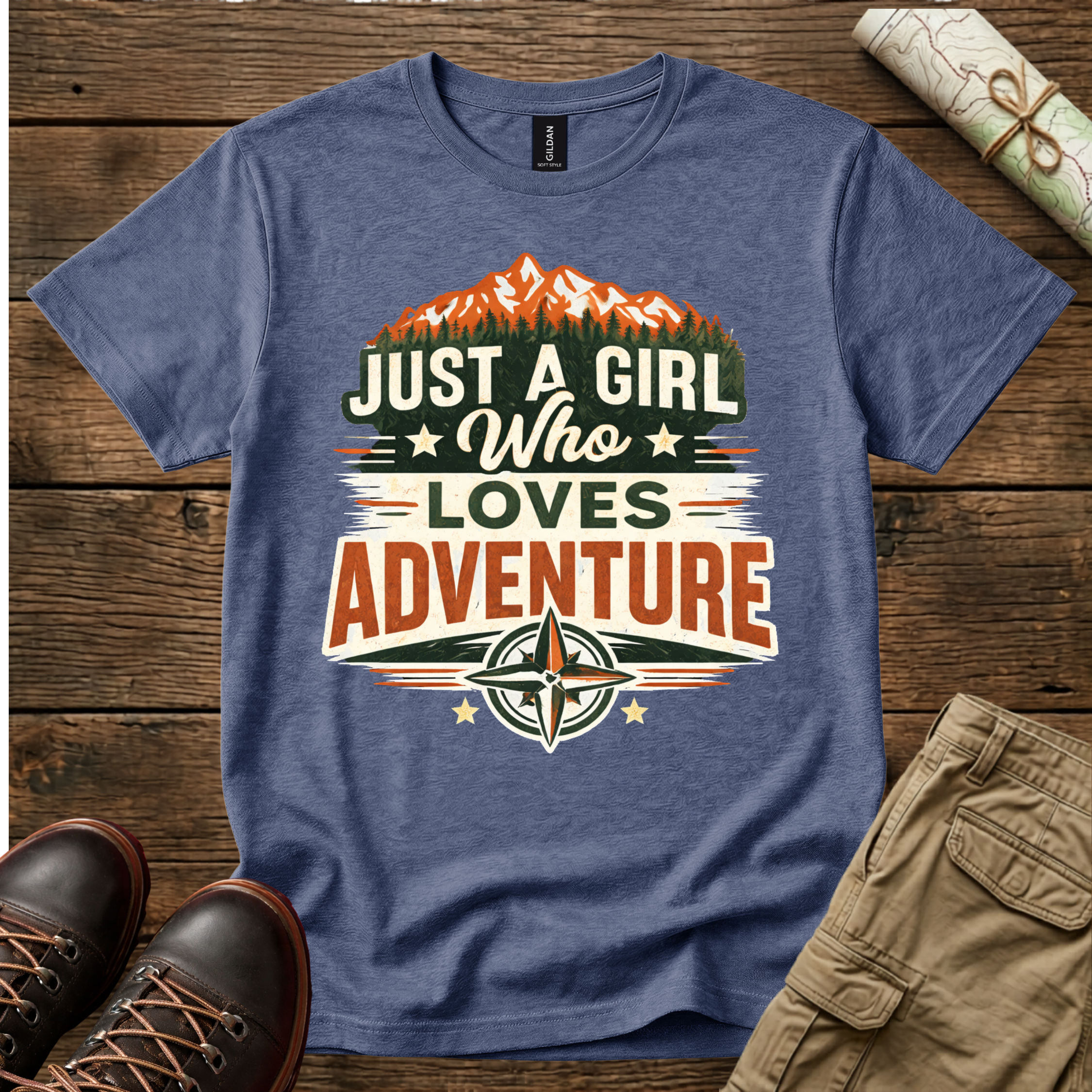 Just A Girl Who Loves Adventure T-Shirt