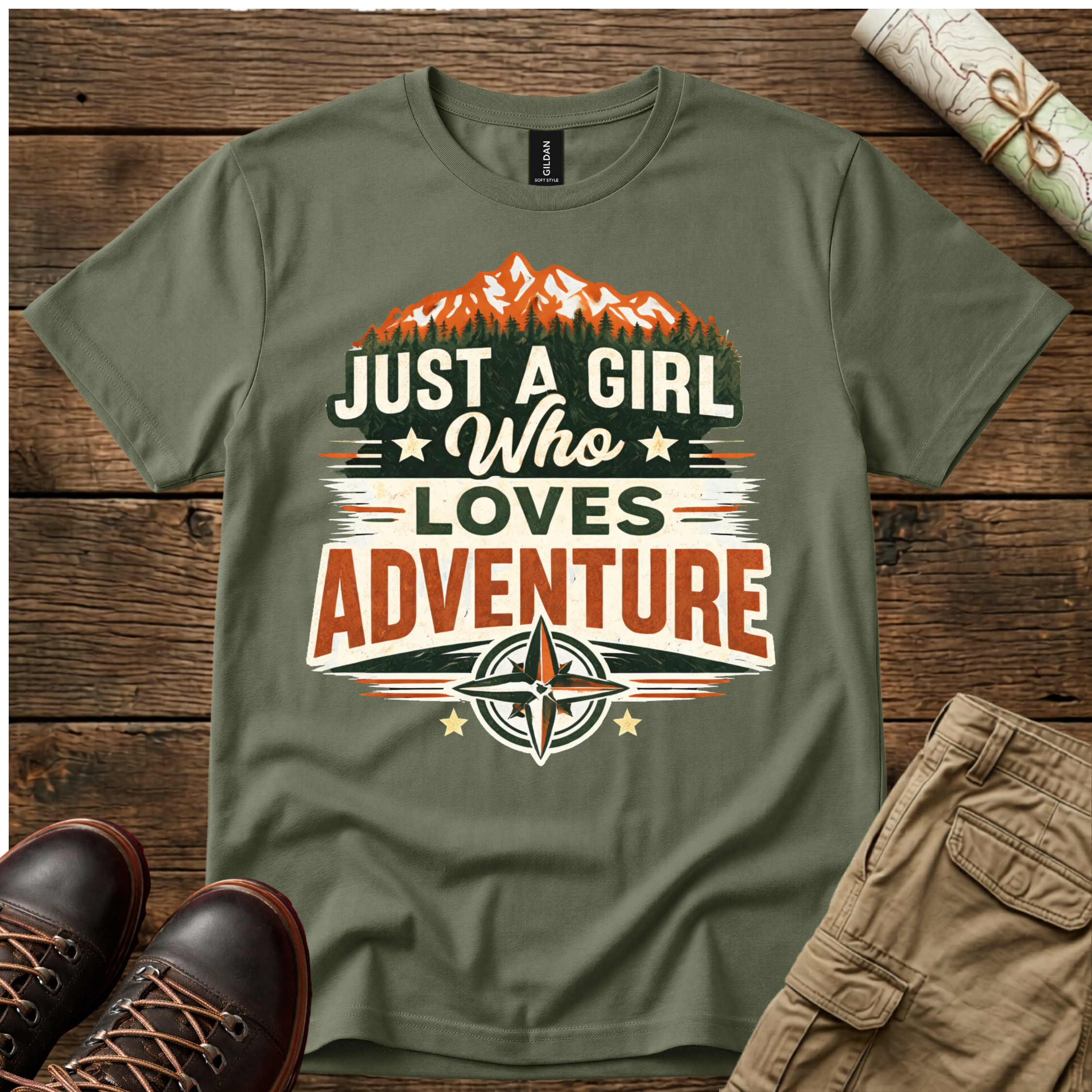 Just A Girl Who Loves Adventure T-Shirt