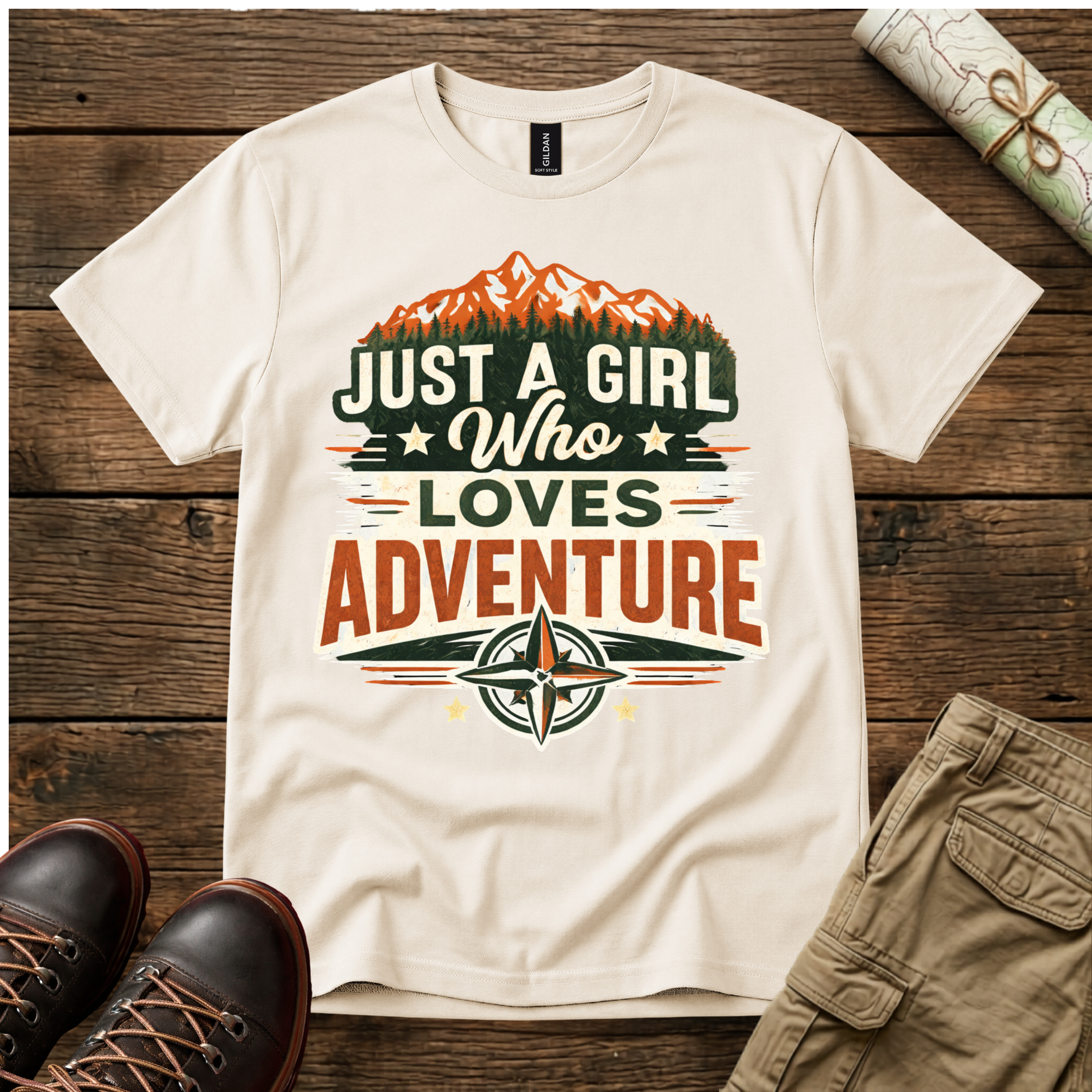 Just A Girl Who Loves Adventure T-Shirt