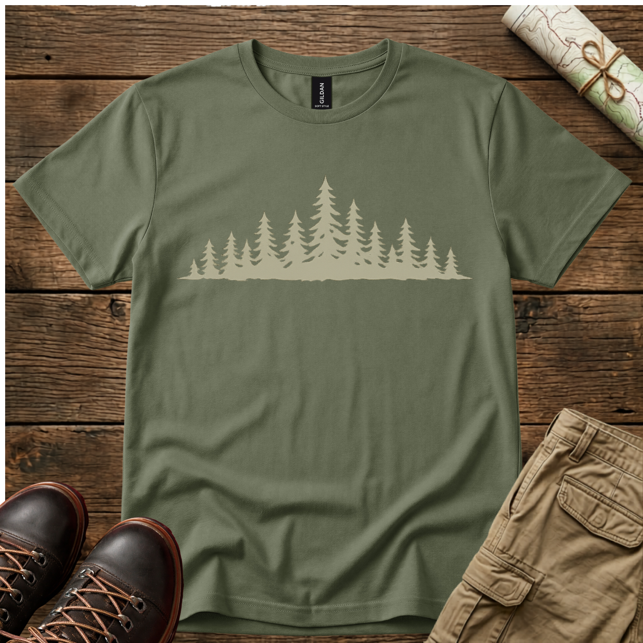 Wild Pine Trees T-Shirt