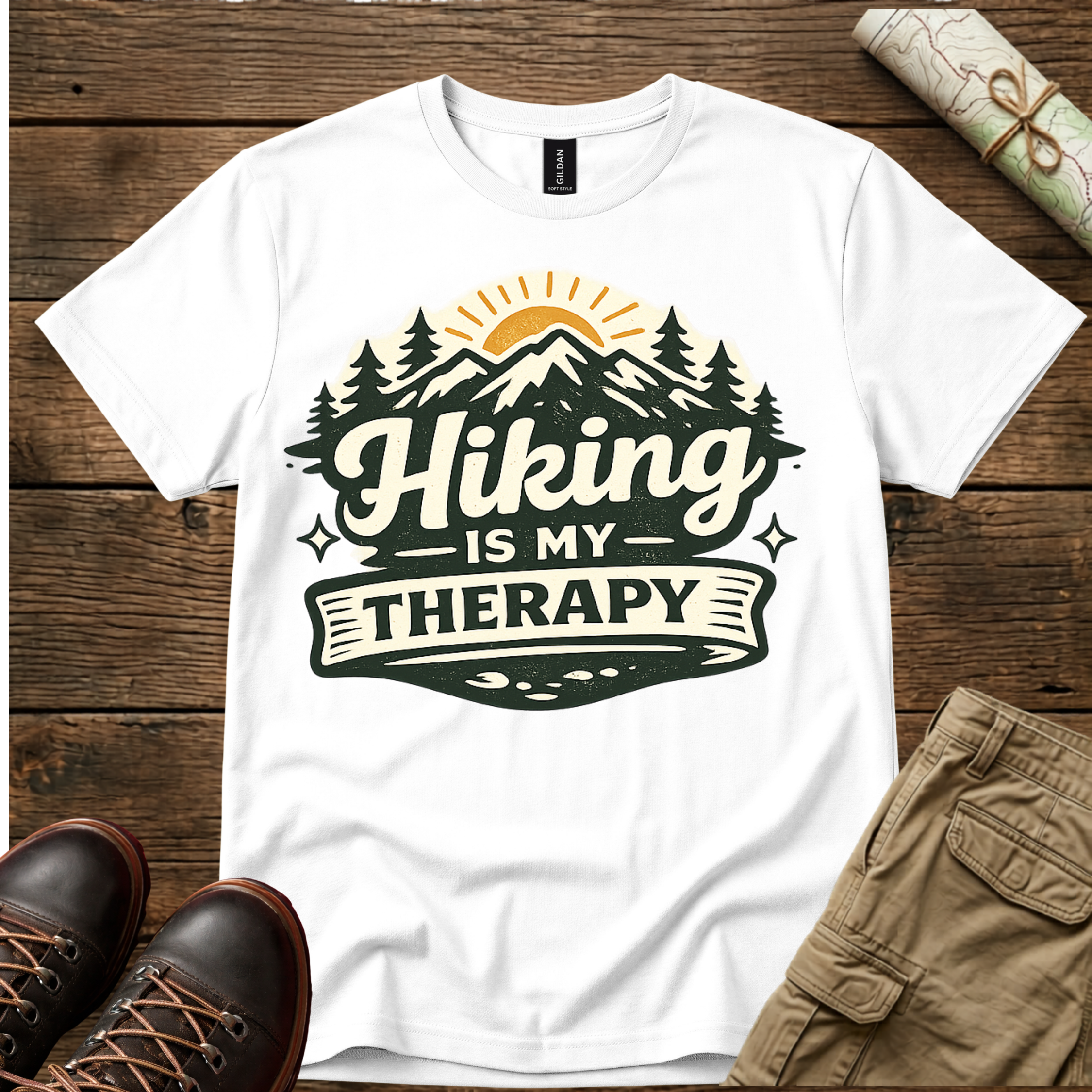 Hiking Is My Therapy T-Shirt