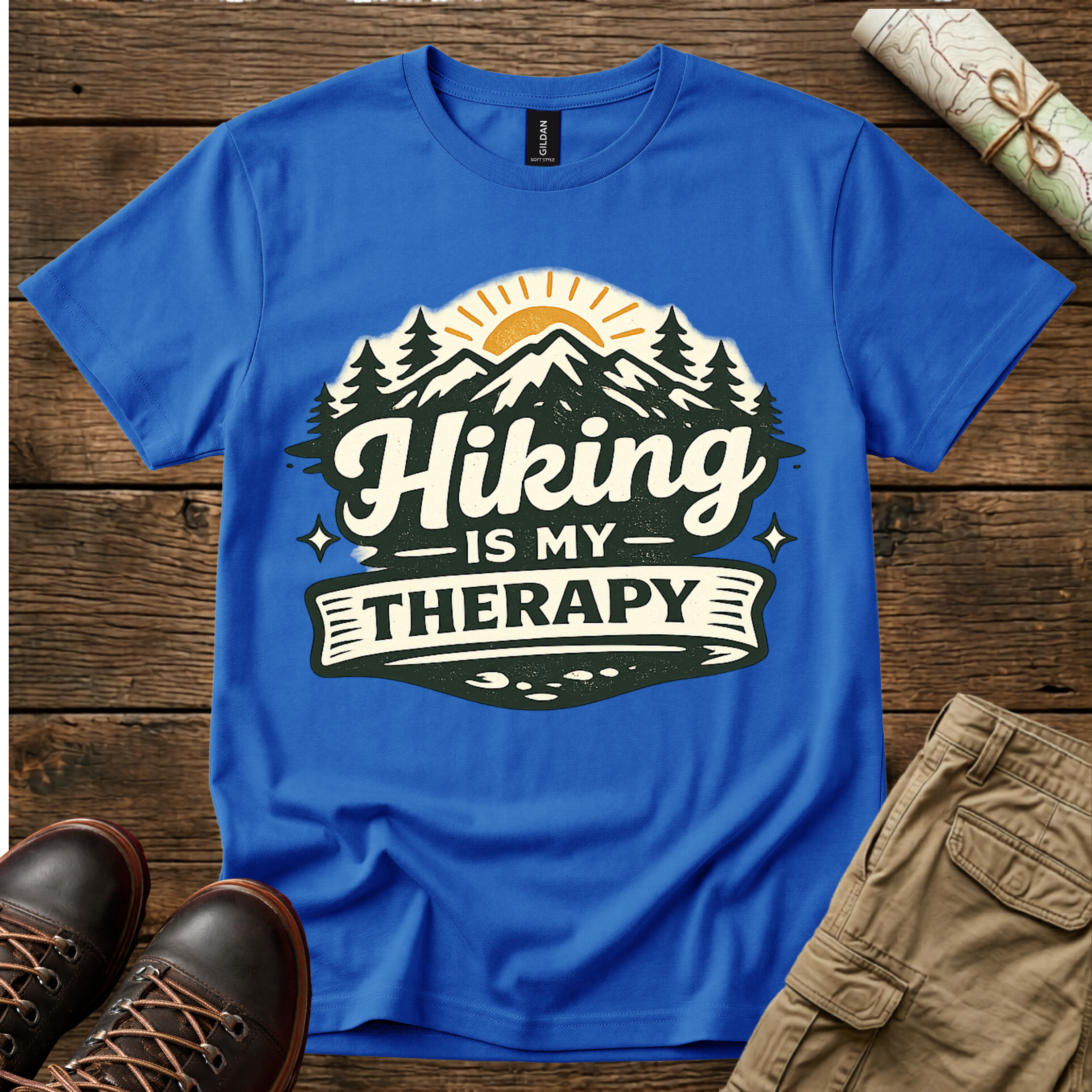 Hiking Is My Therapy T-Shirt