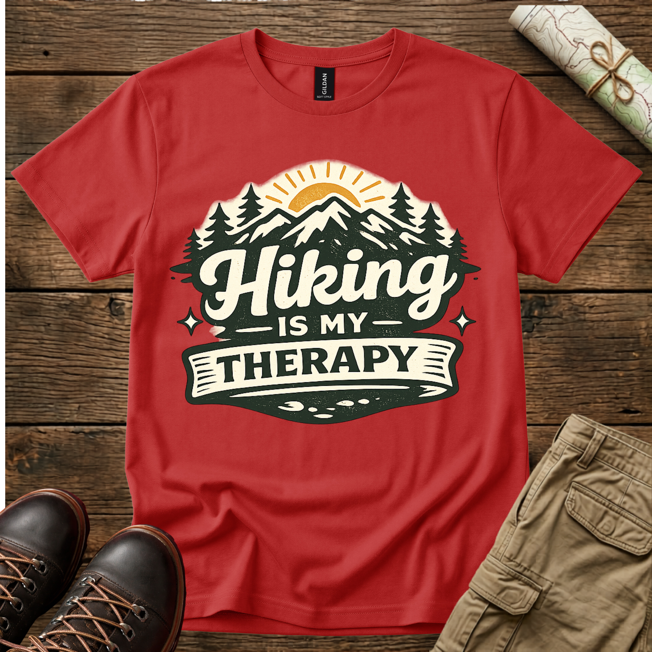 Hiking Is My Therapy T-Shirt