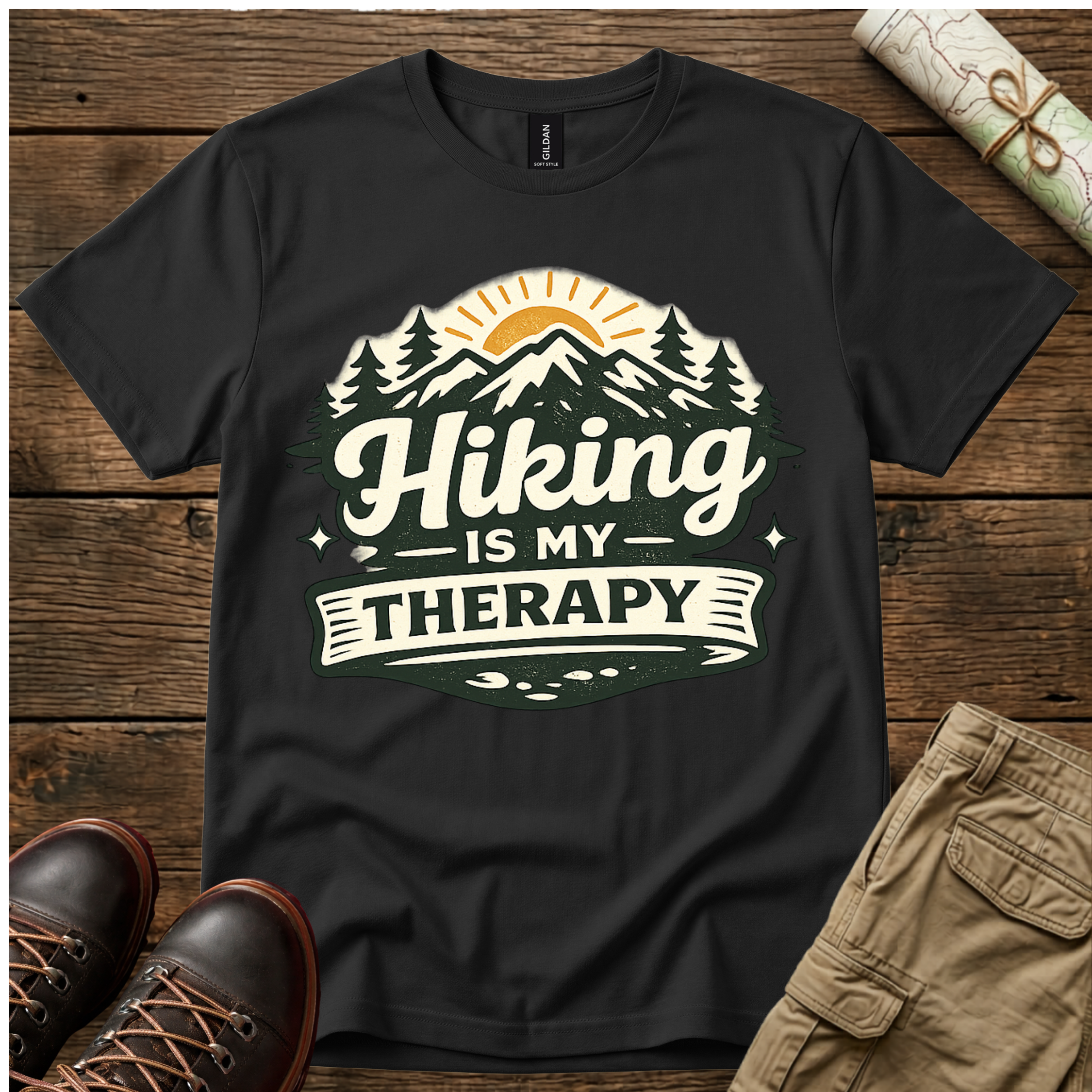 Hiking Is My Therapy T-Shirt