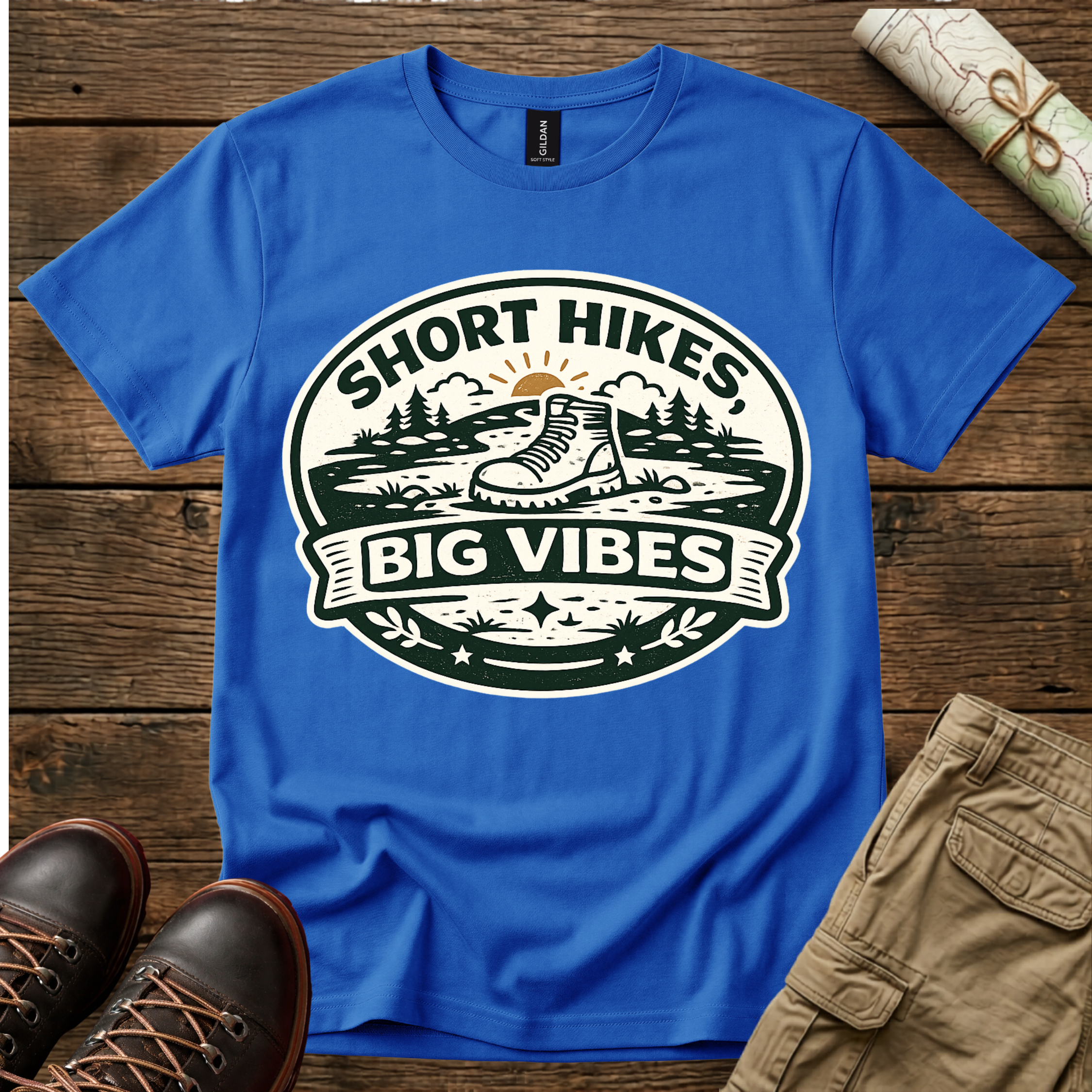 Short Hikes Big Vibes T-Shirt