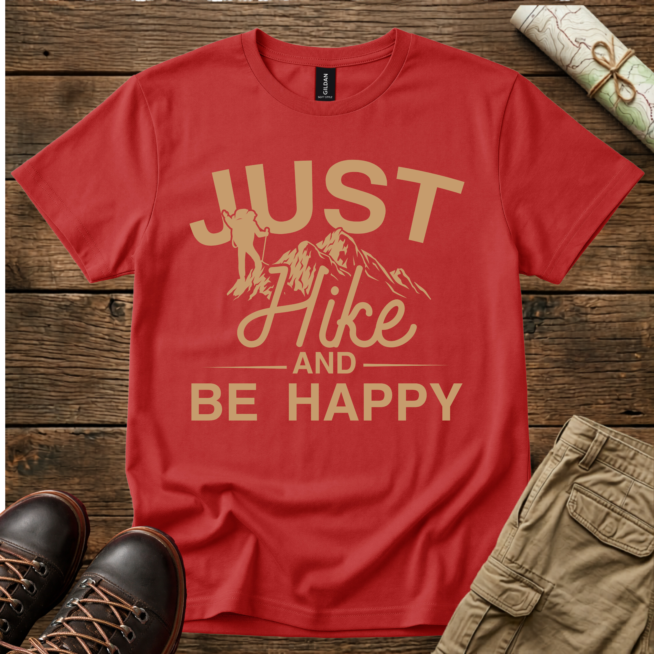 Just Hike Be Happy T-Shirt