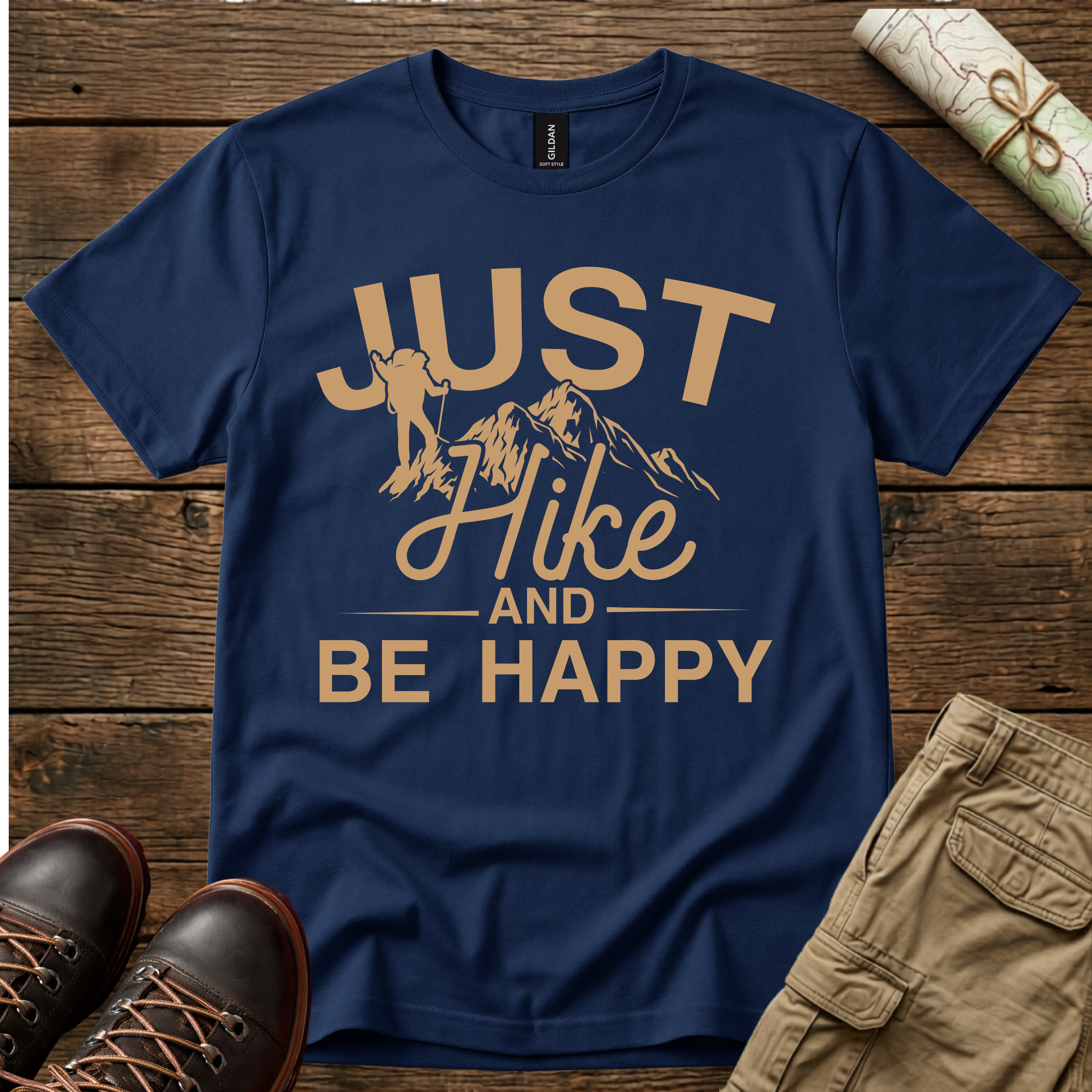 Just Hike Be Happy T-Shirt