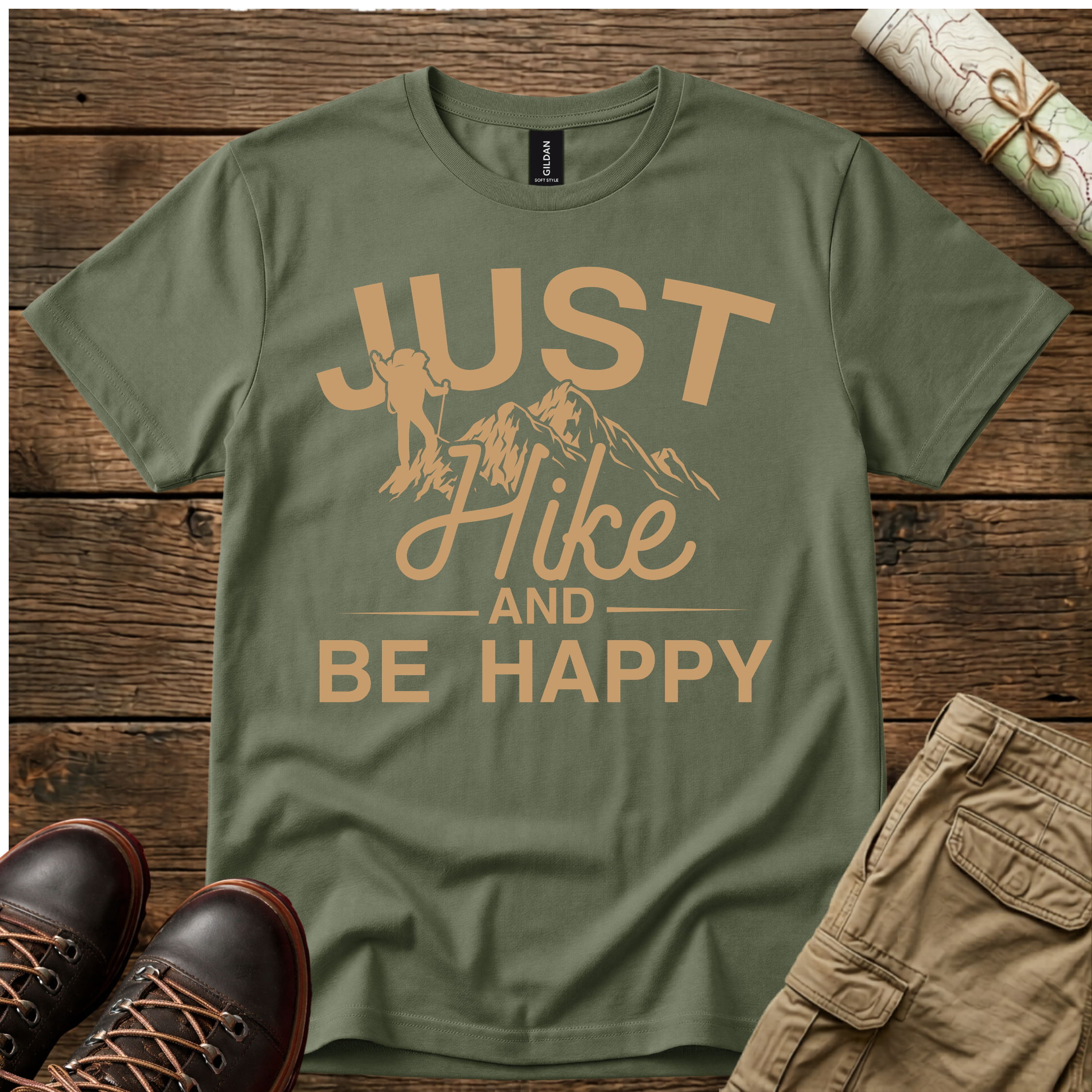 Just Hike Be Happy T-Shirt