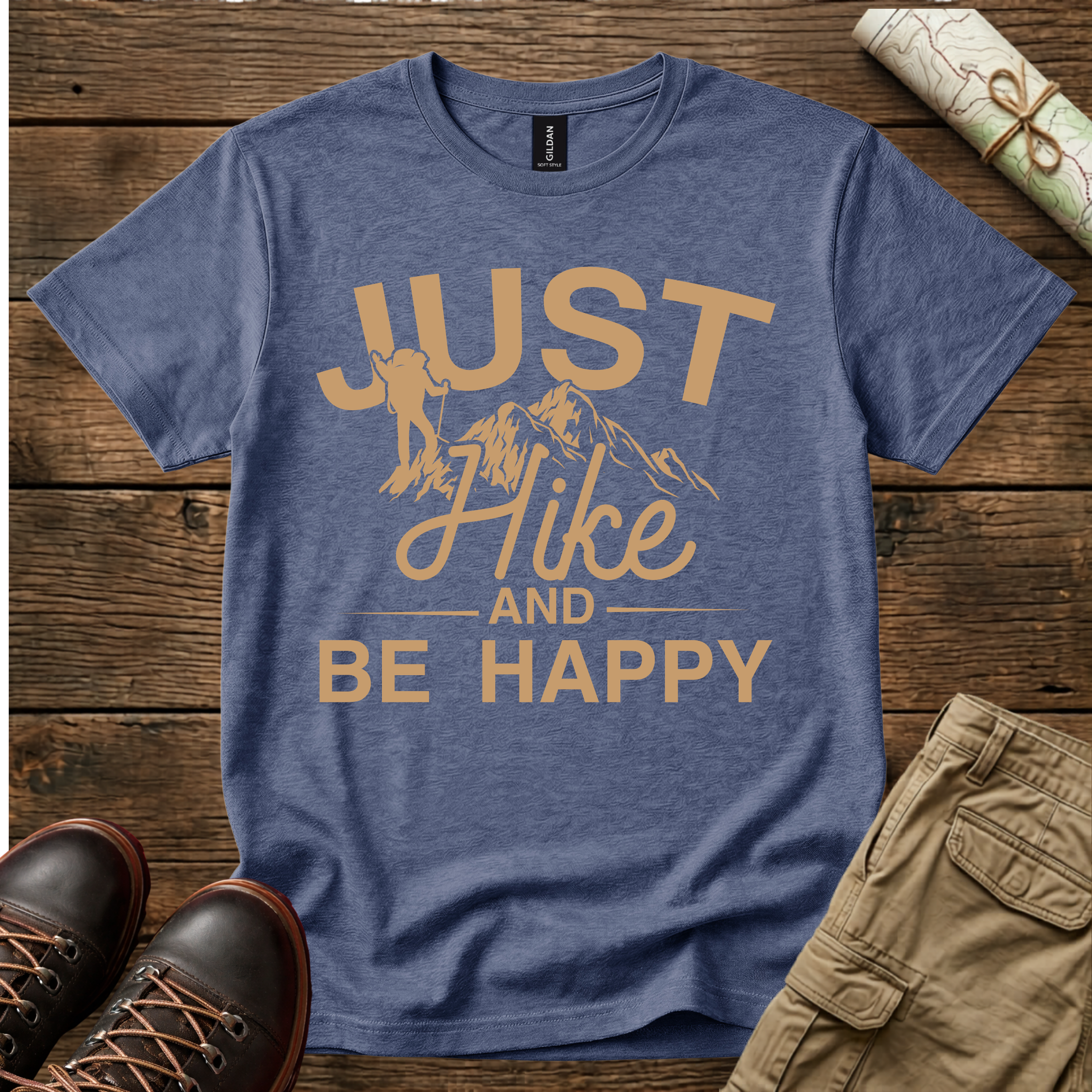 Just Hike Be Happy T-Shirt