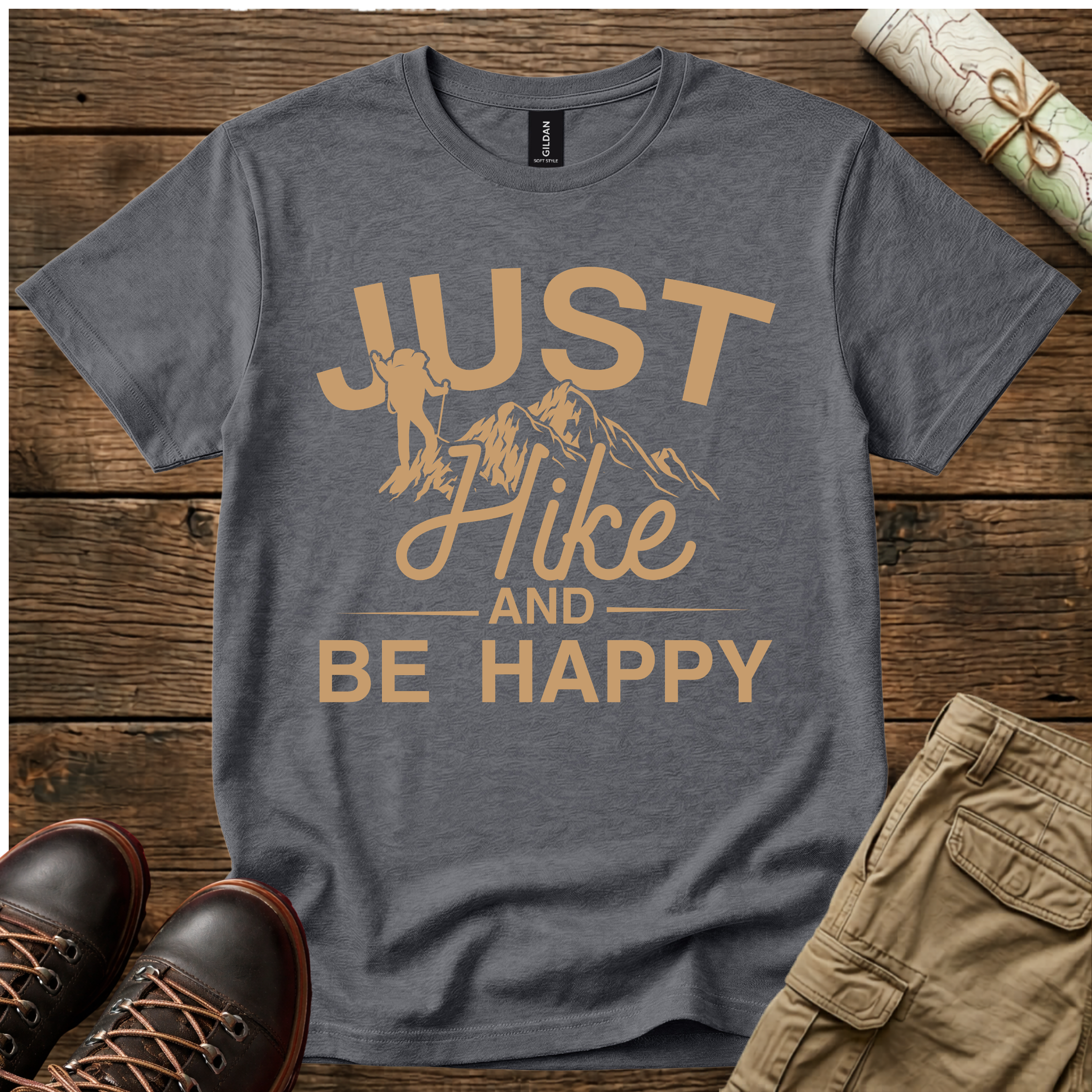 Just Hike Be Happy T-Shirt