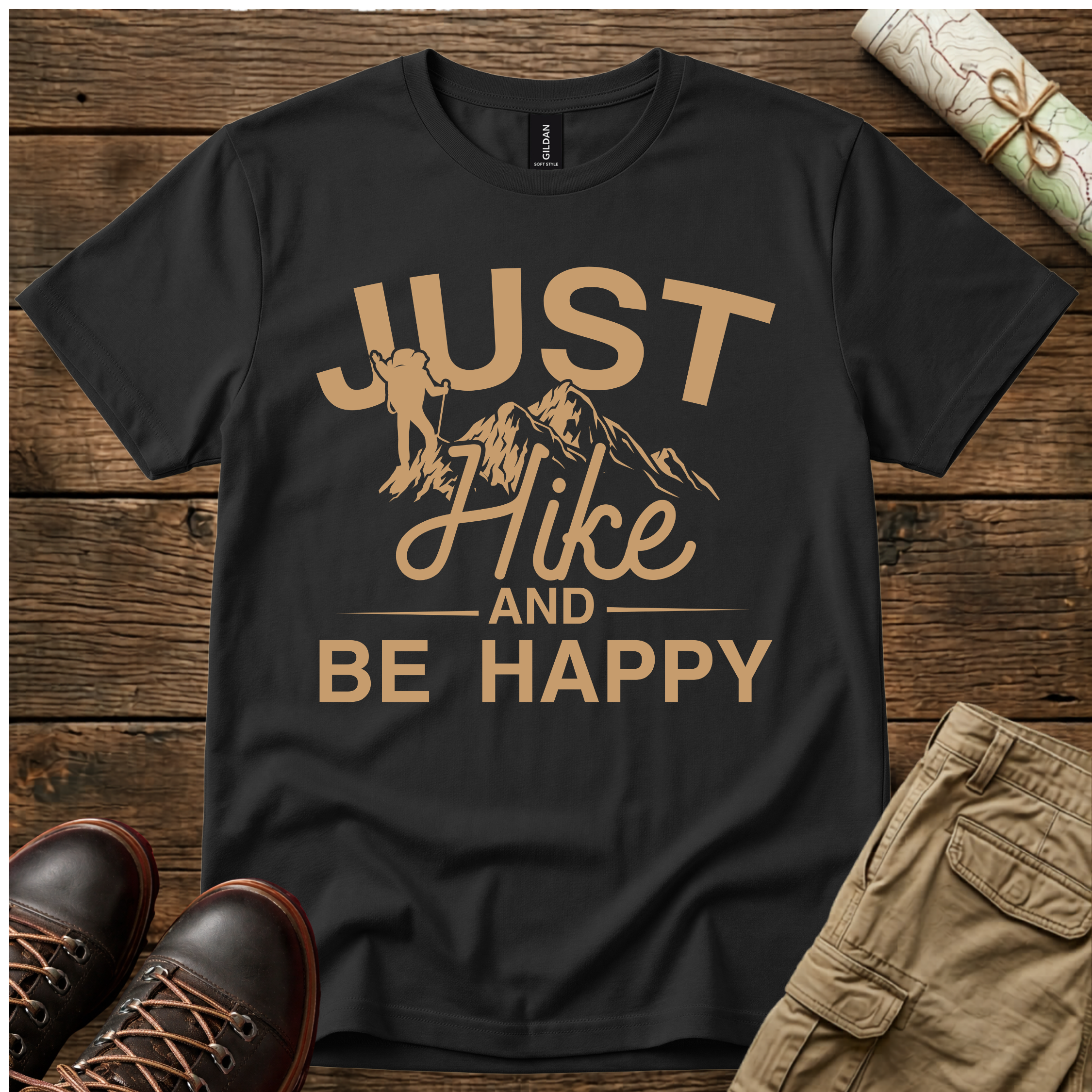 Just Hike Be Happy T-Shirt