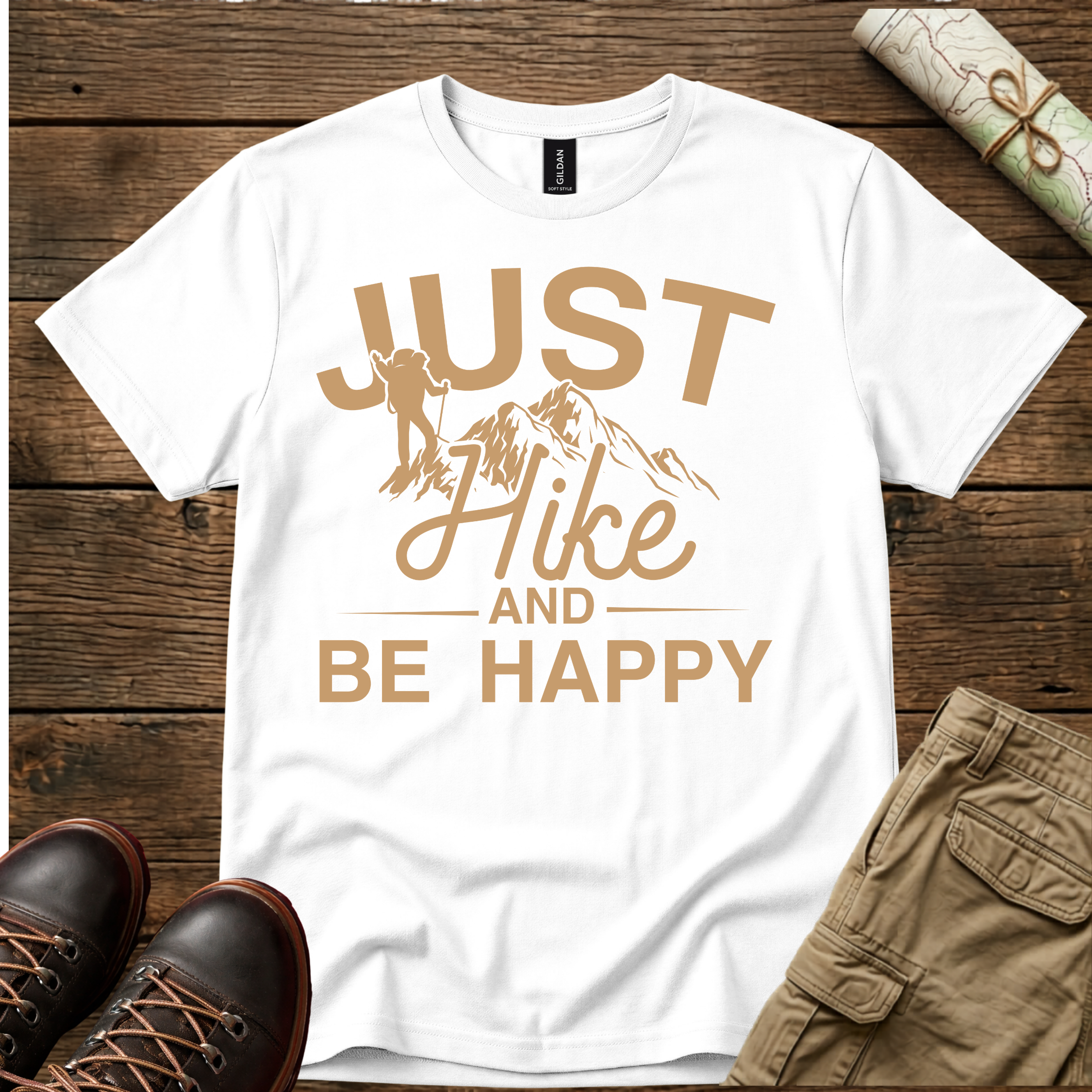 Just Hike Be Happy T-Shirt