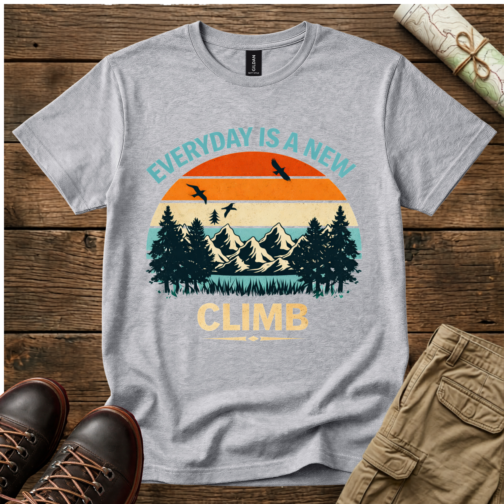 Everyday Is A New Climb T-Shirt