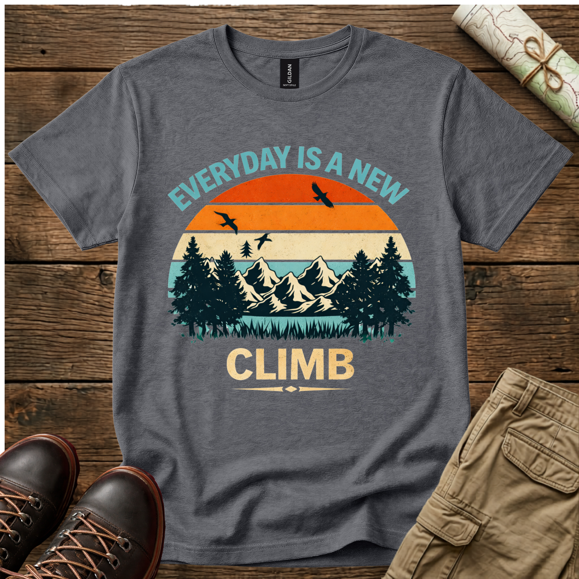 Everyday Is A New Climb T-Shirt