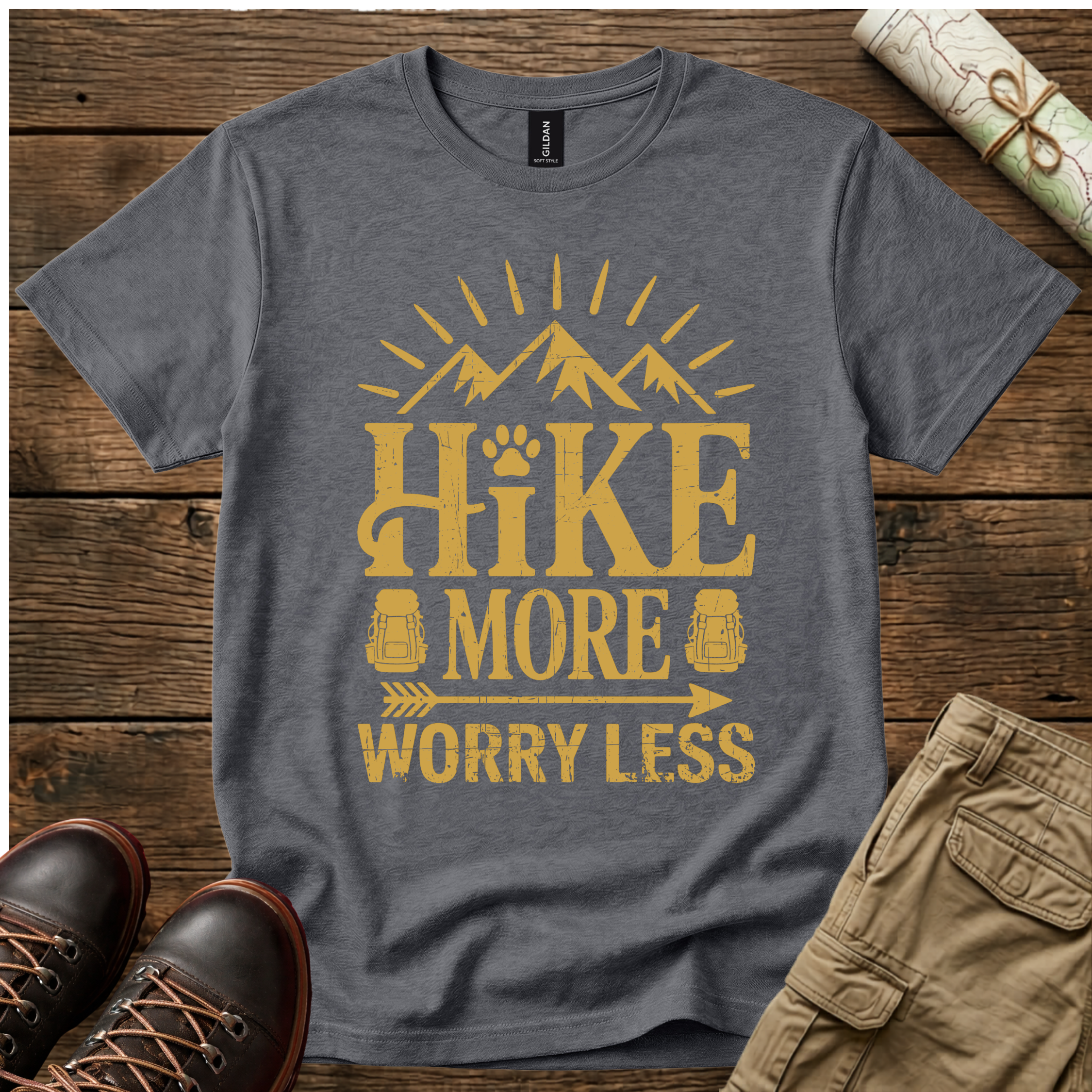 Hike More Worry Less T-Shirt