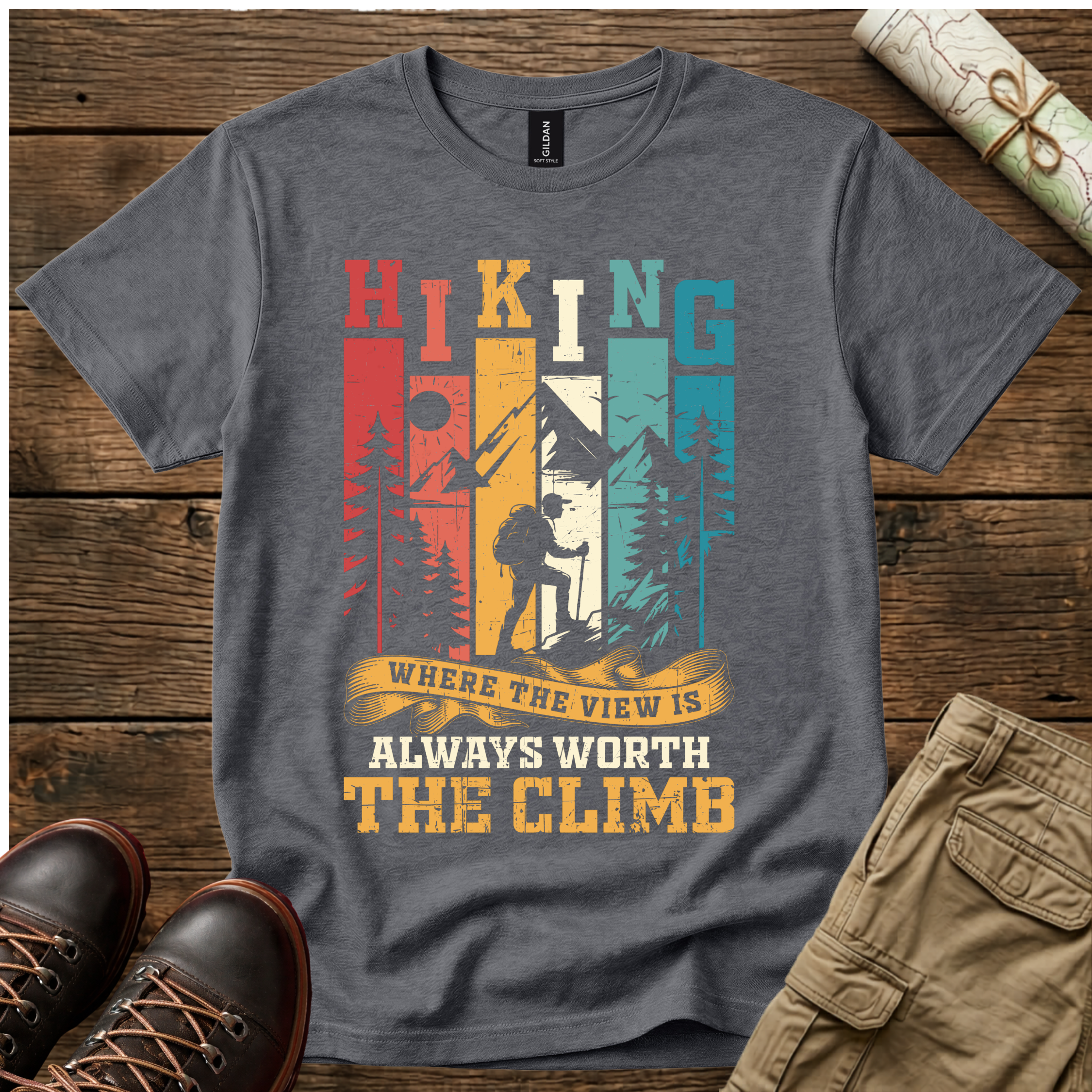 Hiking Always Worth The Climb T-Shirt