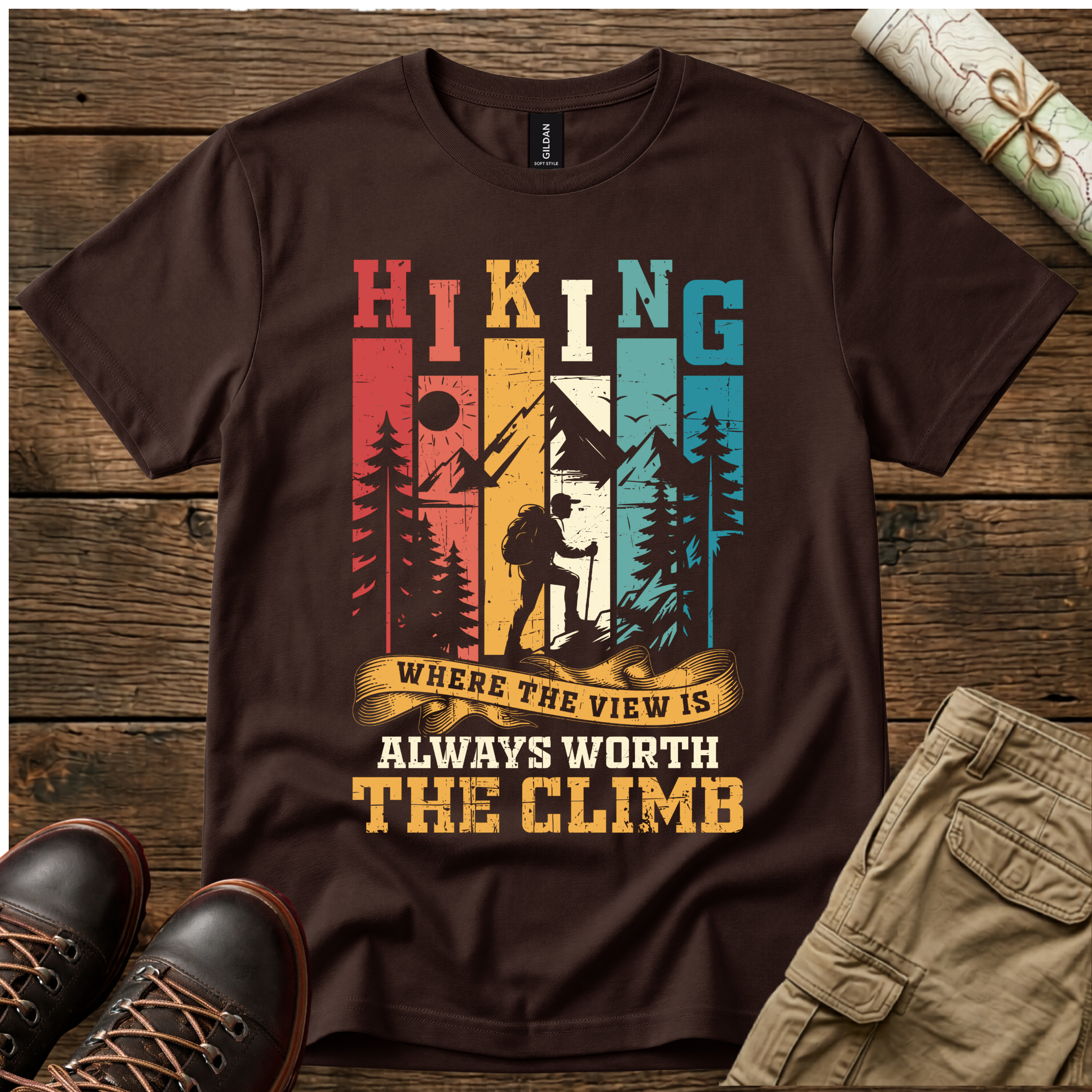 Hiking Always Worth The Climb T-Shirt