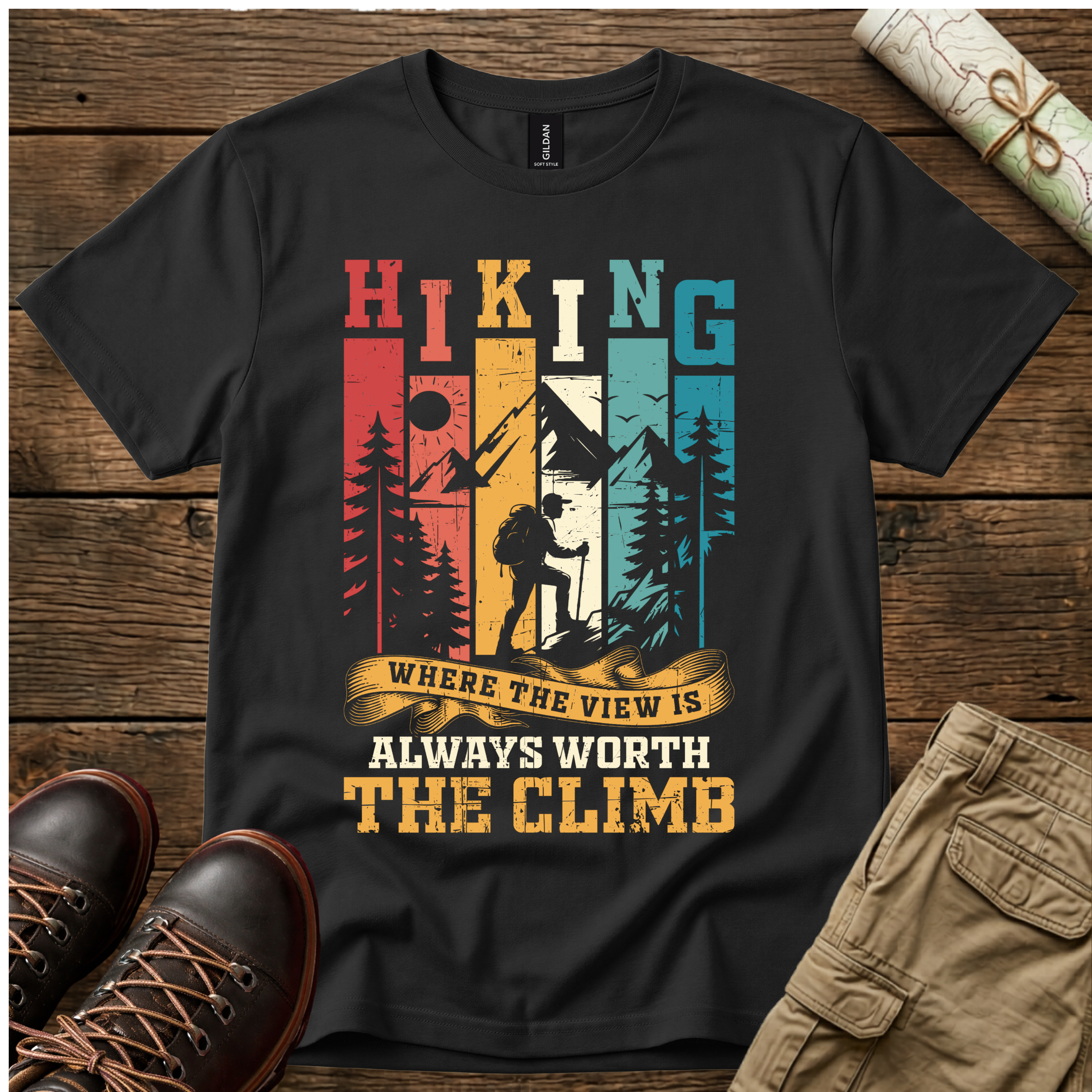 Hiking Always Worth The Climb T-Shirt
