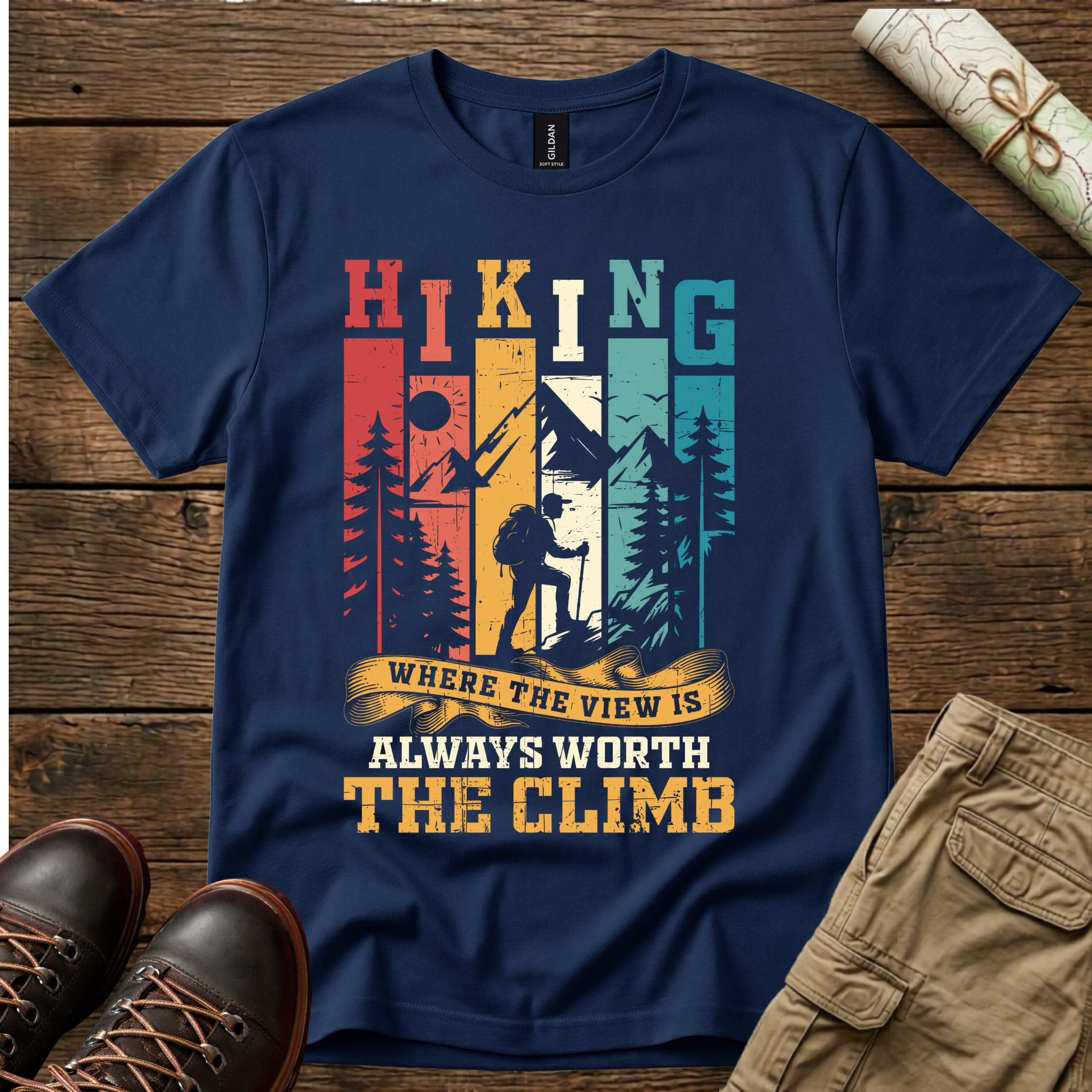 Hiking Always Worth The Climb T-Shirt