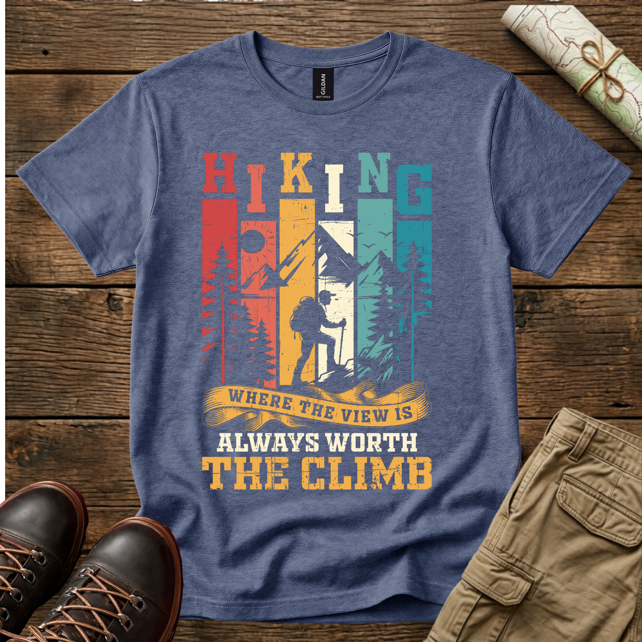 Hiking Always Worth The Climb T-Shirt