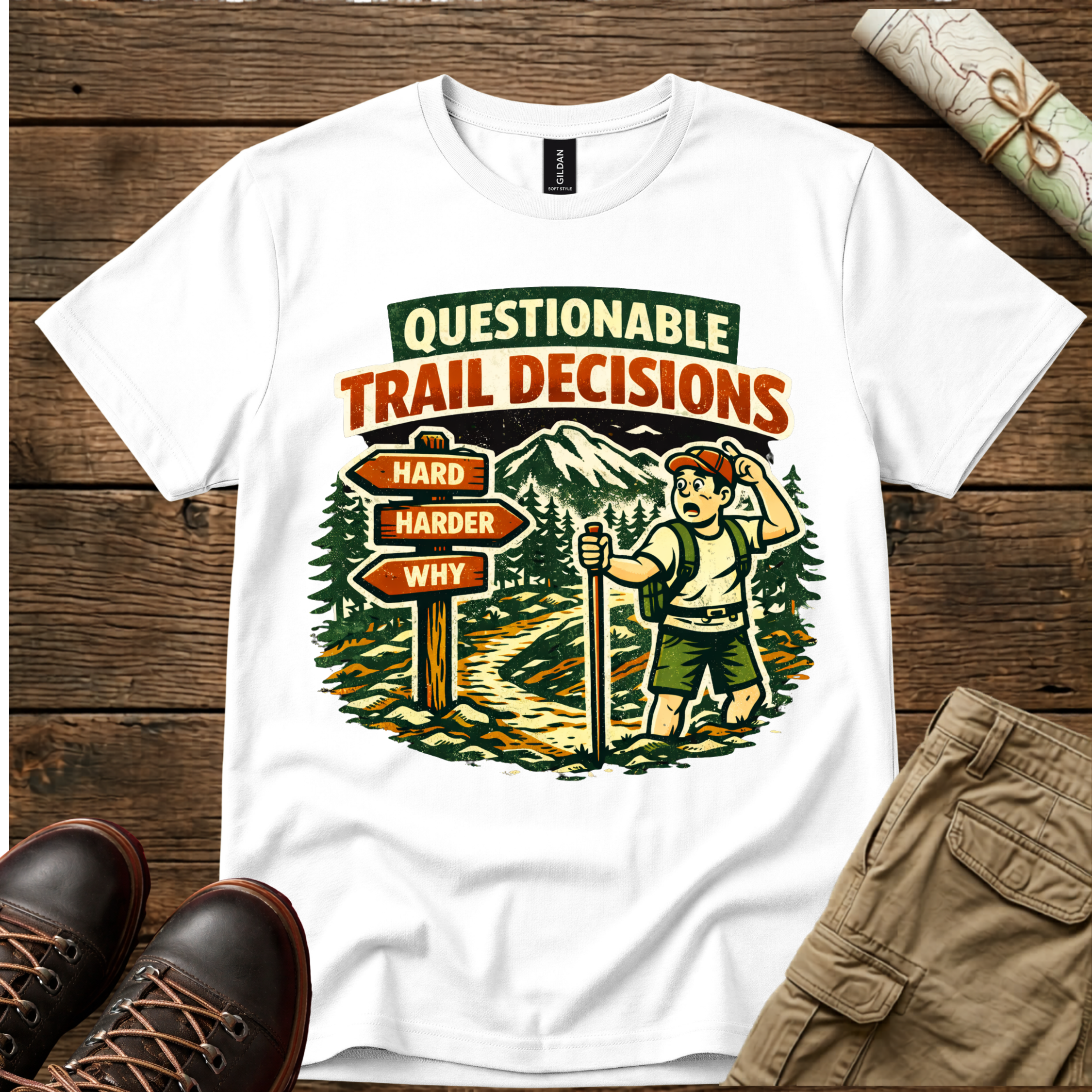 Questionable Trail Decisions T-Shirt