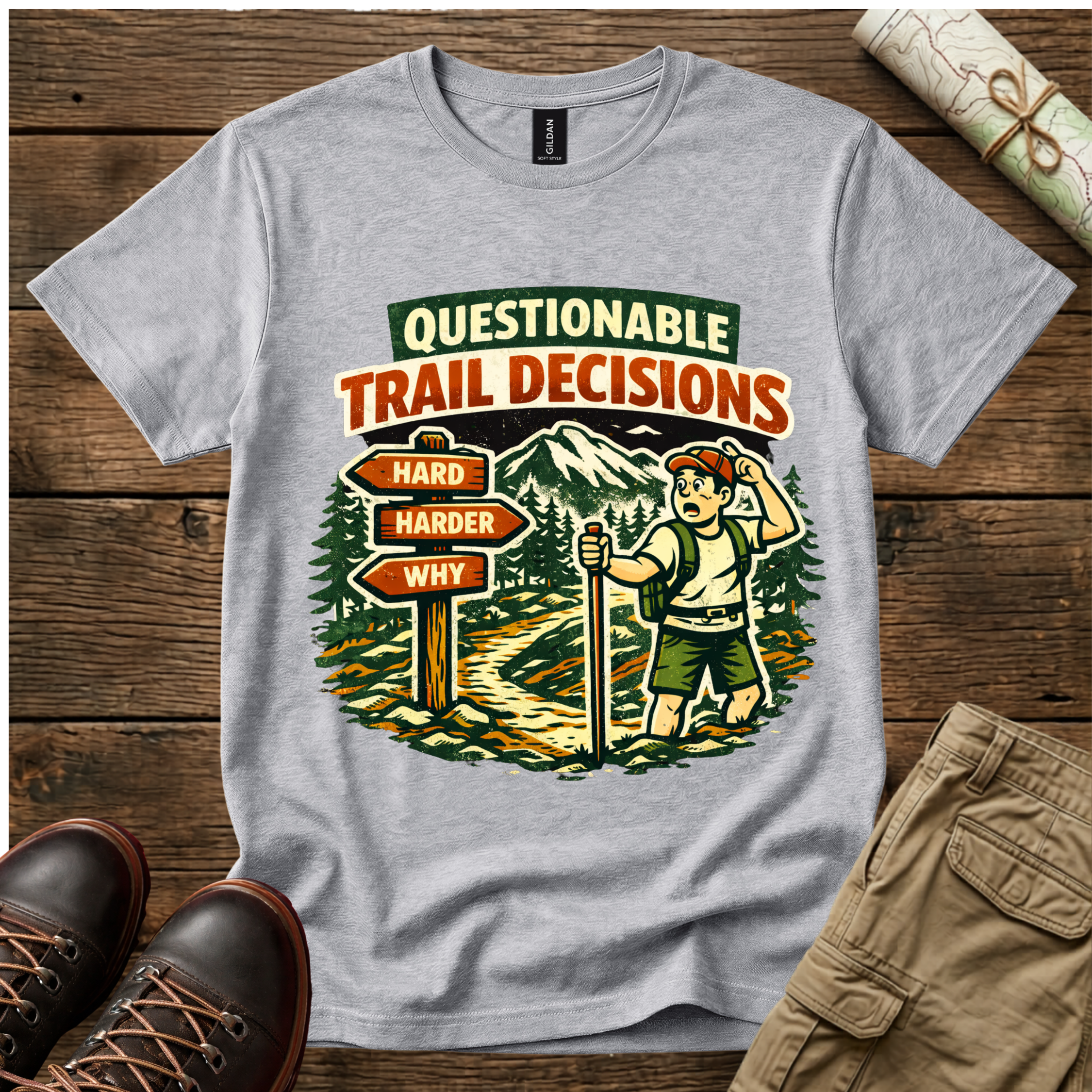 Questionable Trail Decisions T-Shirt