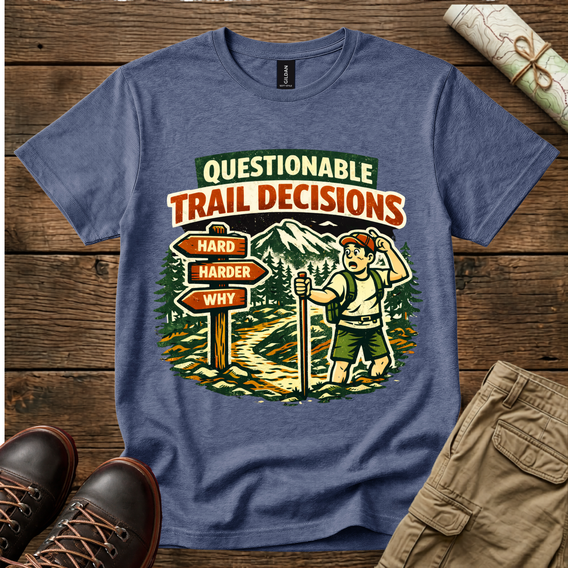 Questionable Trail Decisions T-Shirt