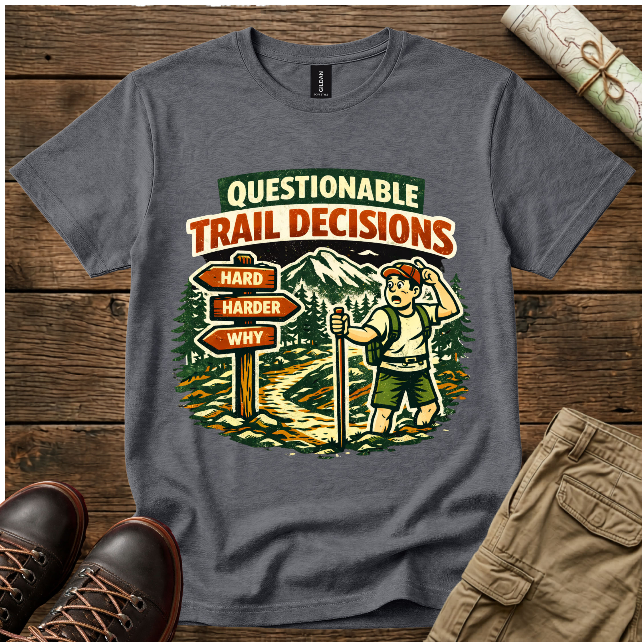 Questionable Trail Decisions T-Shirt