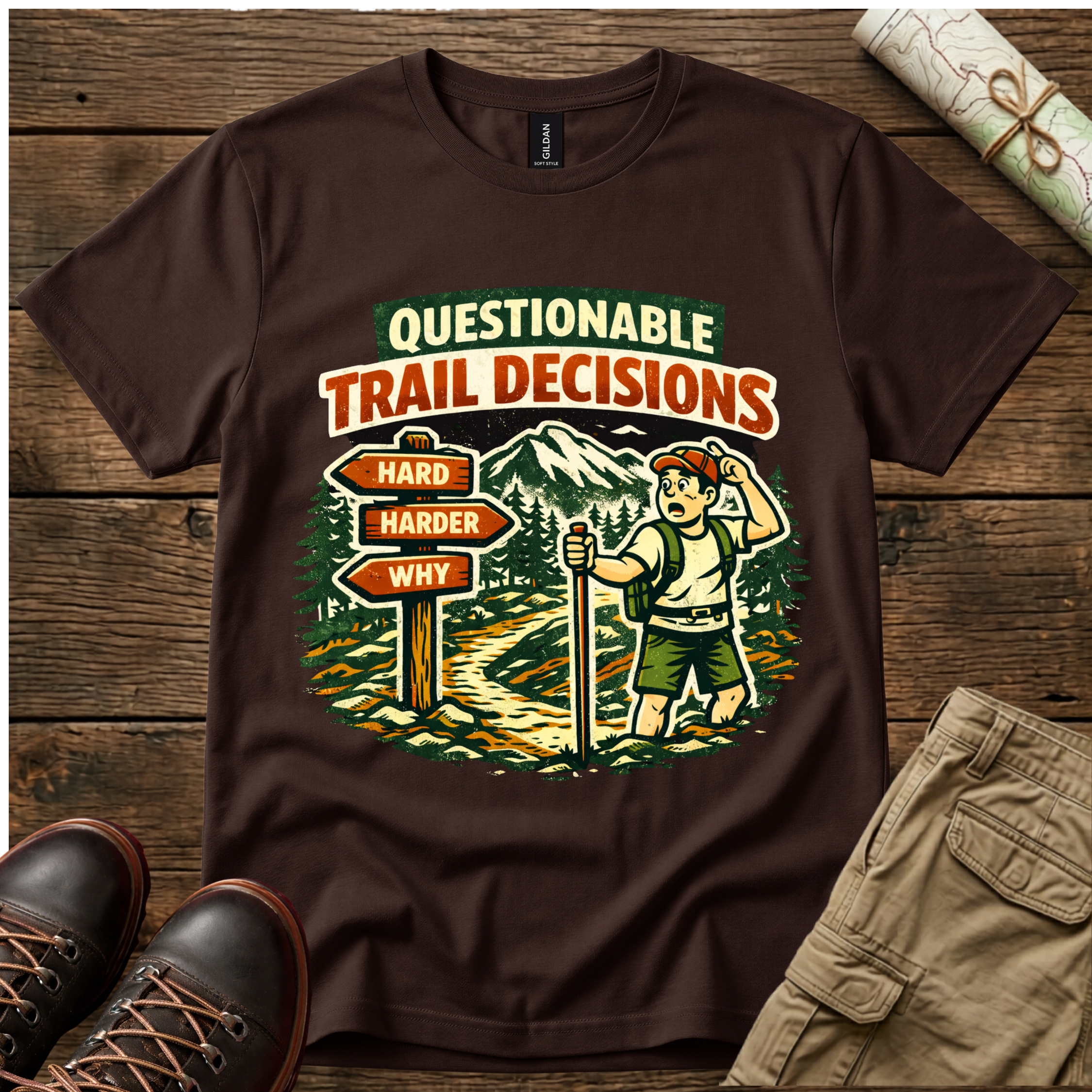 Questionable Trail Decisions T-Shirt