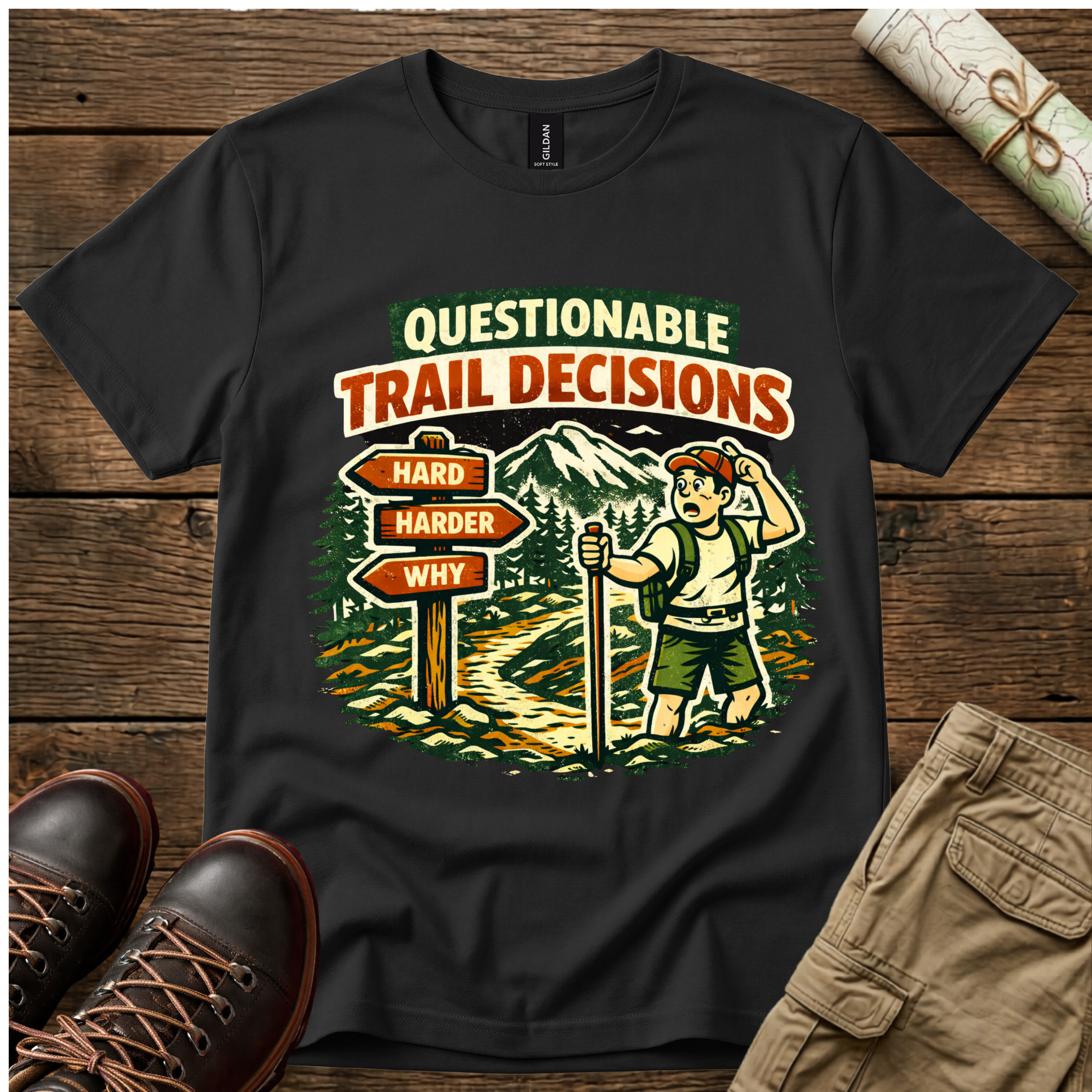 Questionable Trail Decisions T-Shirt