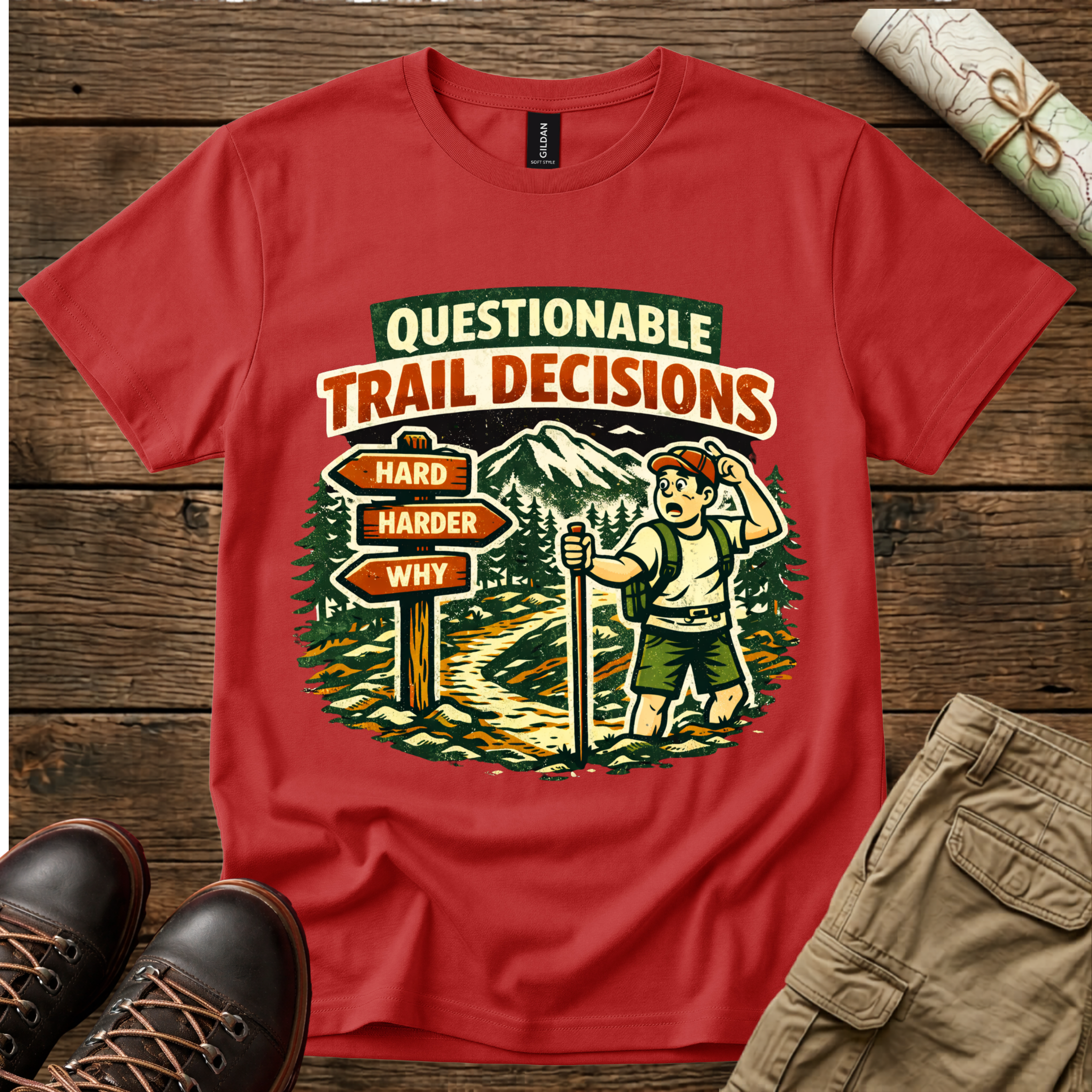 Questionable Trail Decisions T-Shirt