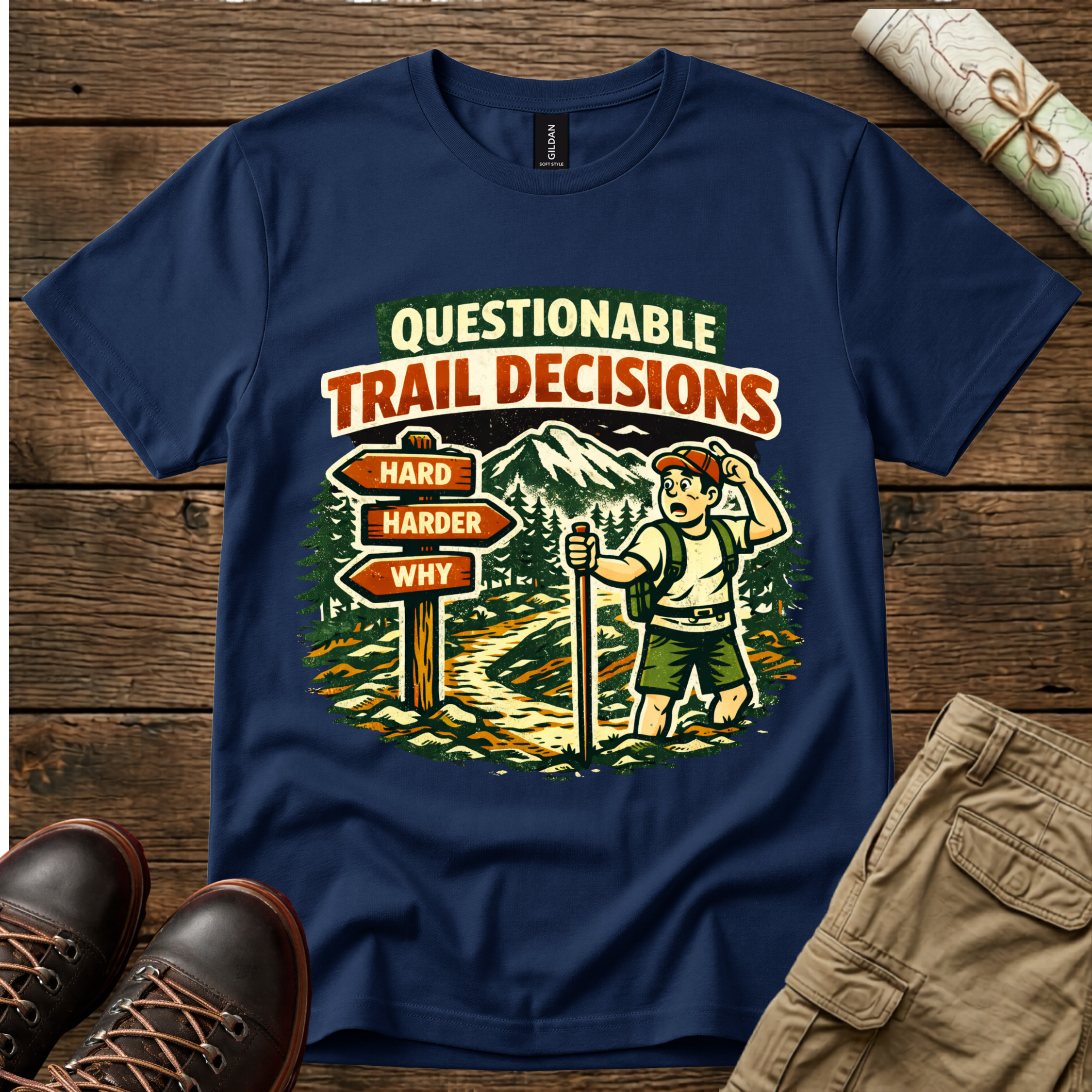 Questionable Trail Decisions T-Shirt
