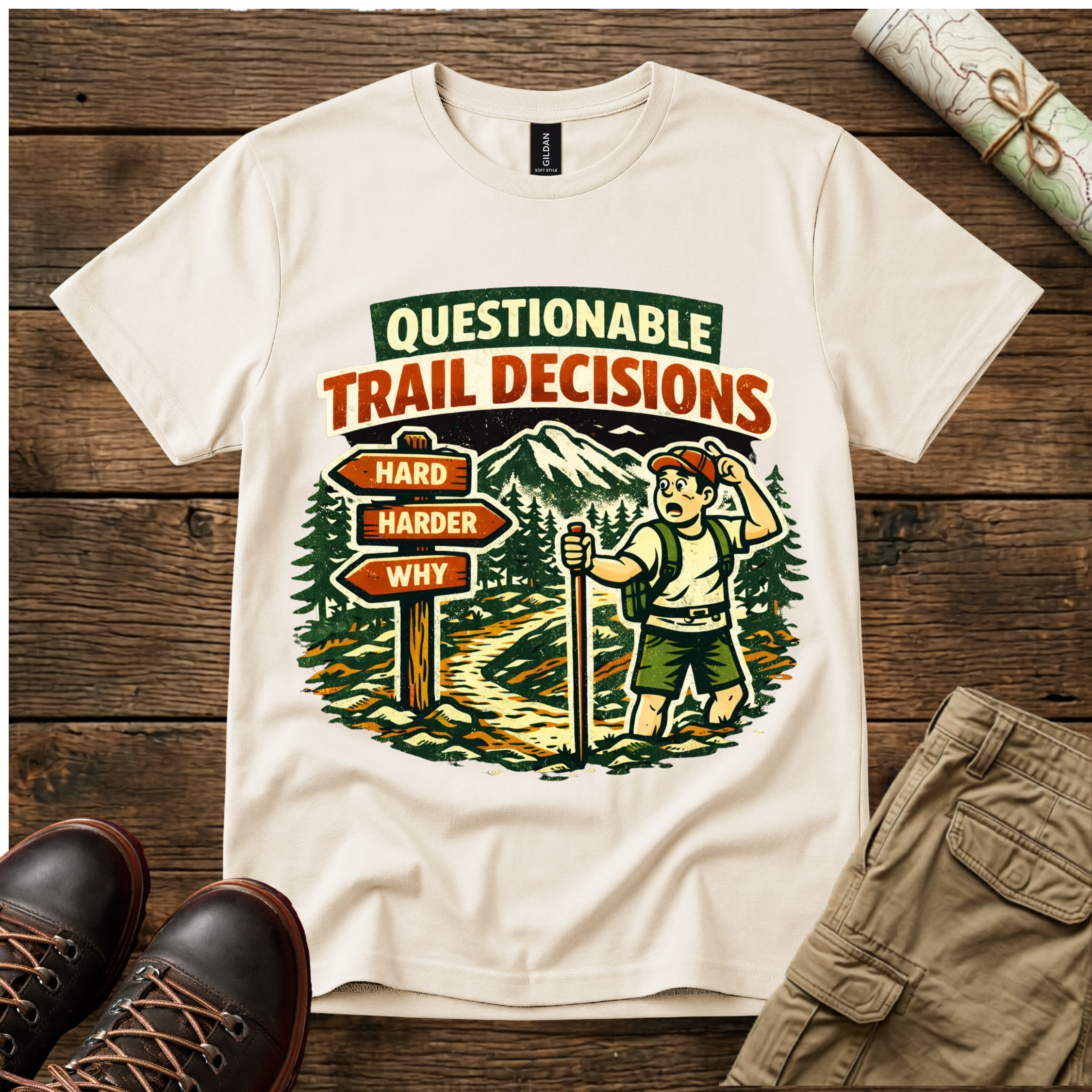 Questionable Trail Decisions T-Shirt