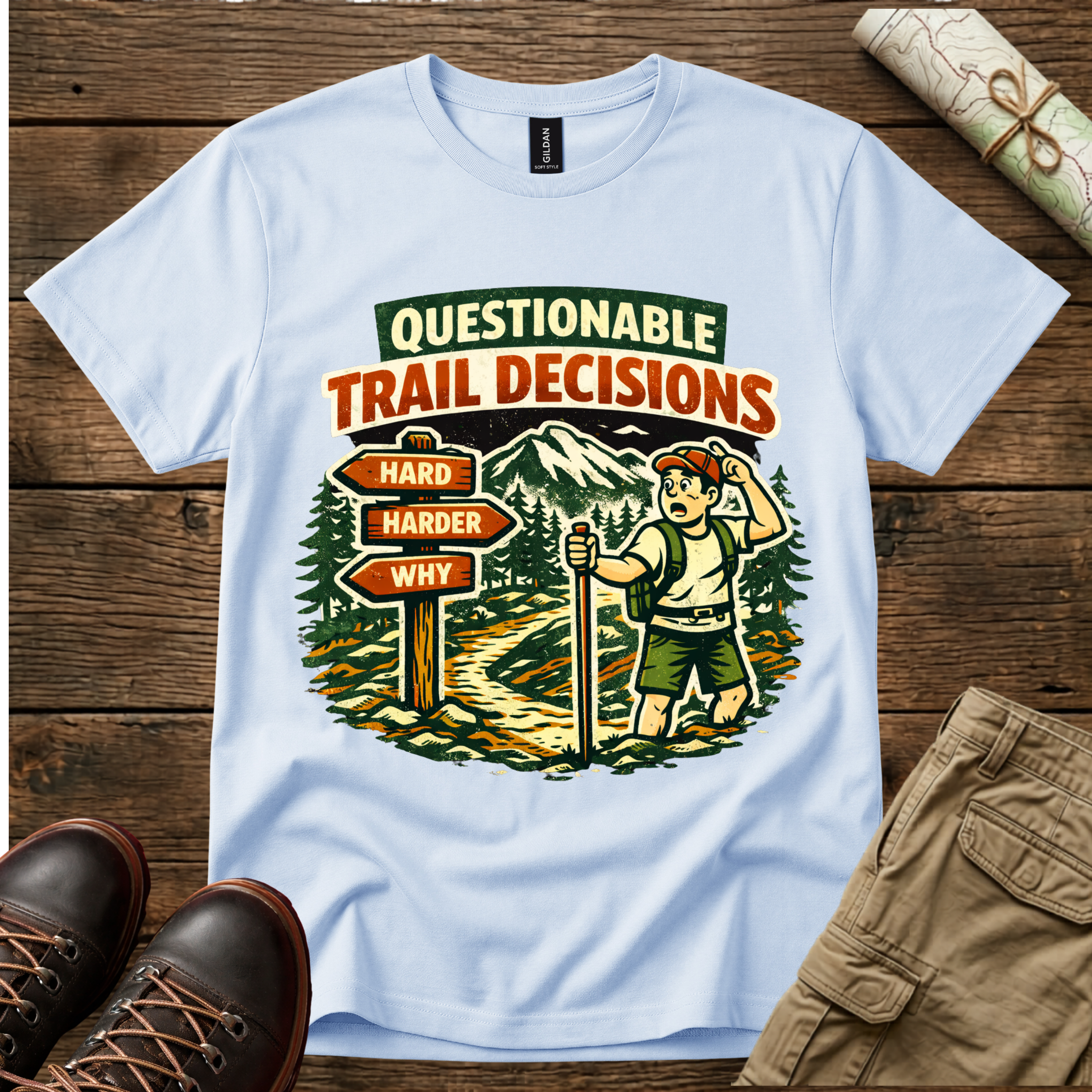 Questionable Trail Decisions T-Shirt