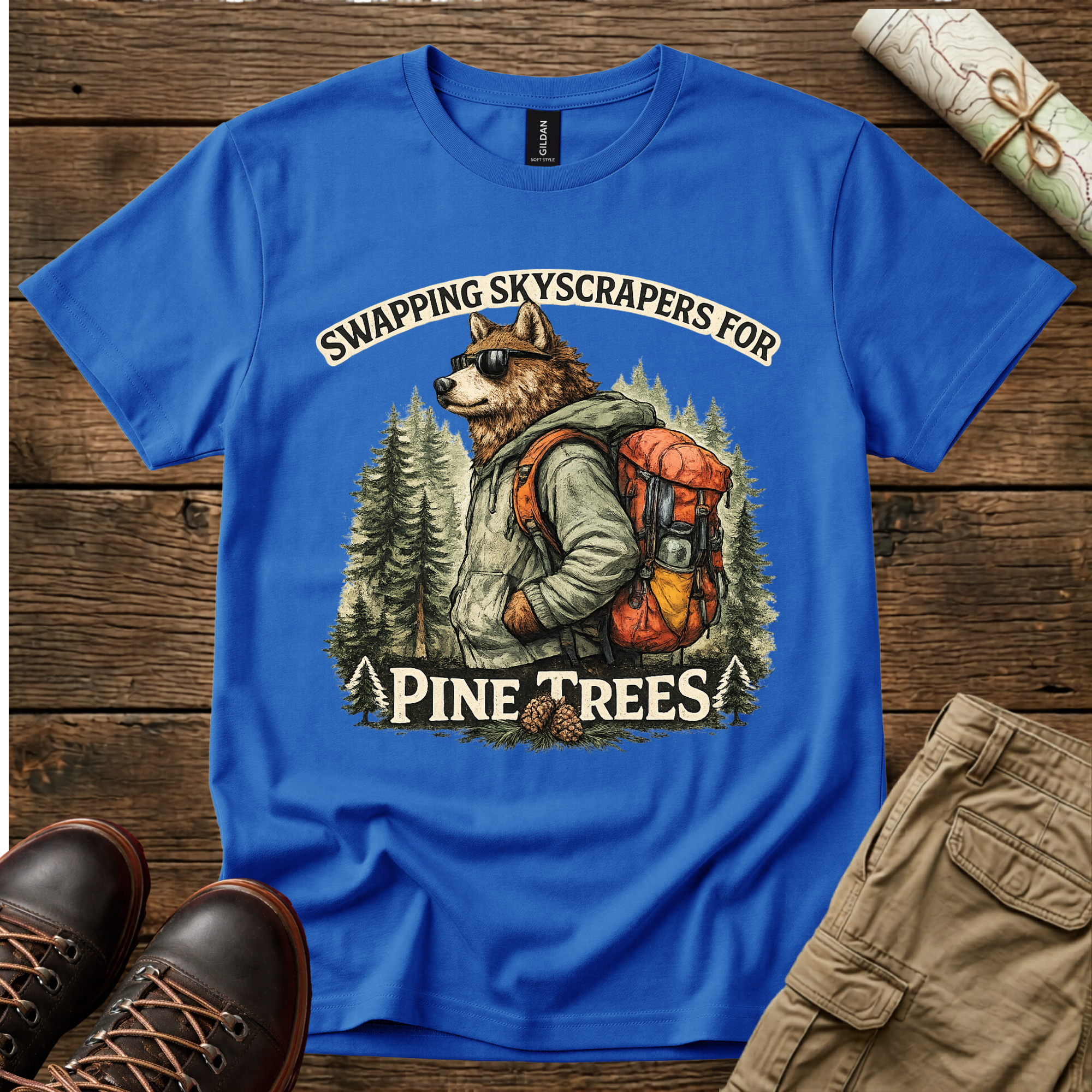 Swapping Skyscrapers For Pine Trees T-Shirt