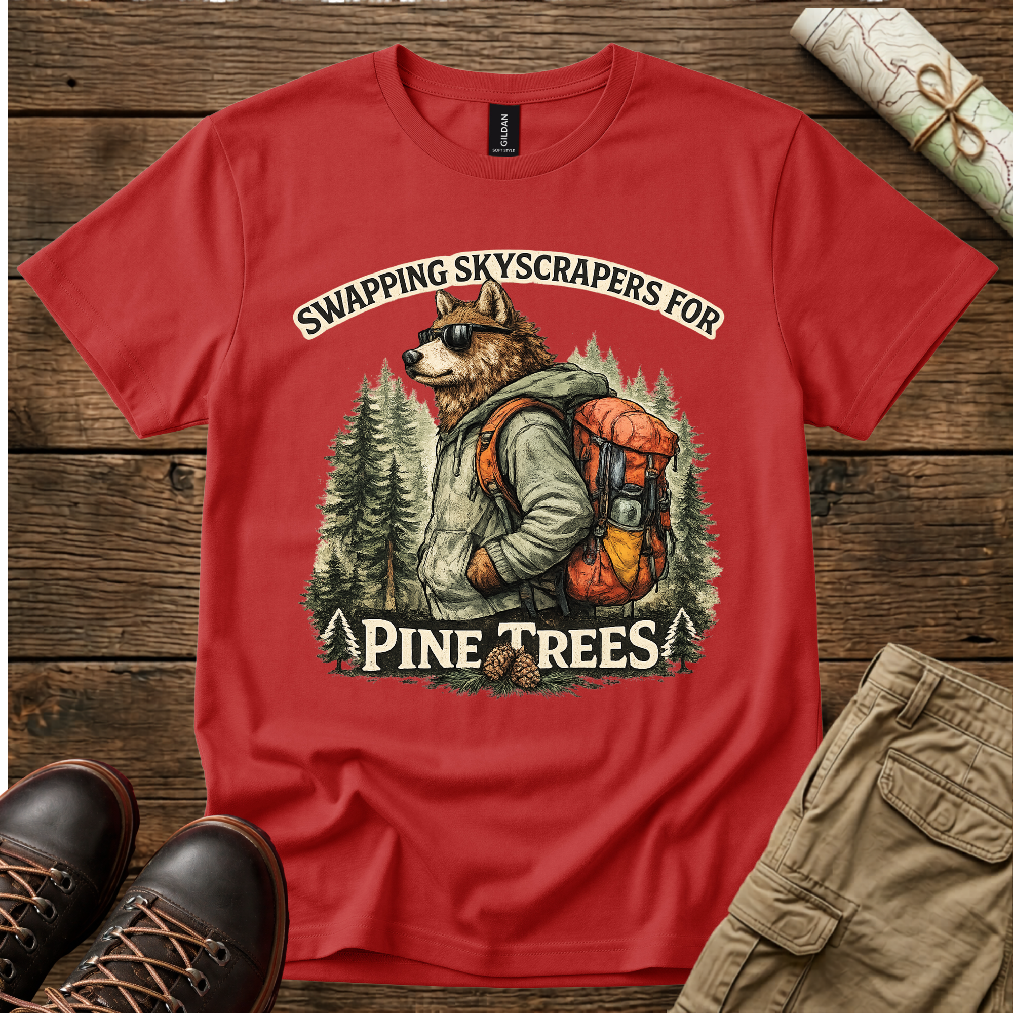 Swapping Skyscrapers For Pine Trees T-Shirt