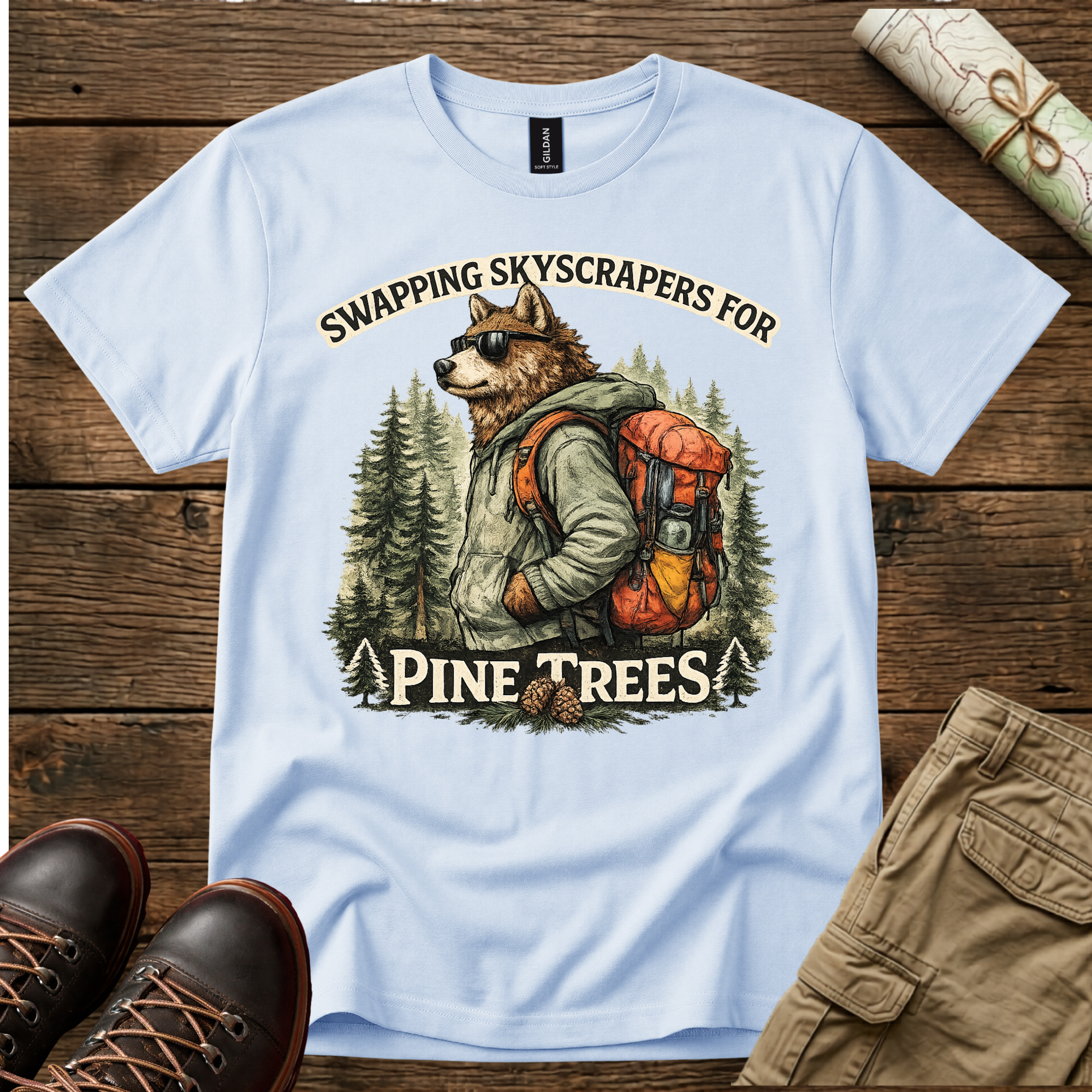 Swapping Skyscrapers For Pine Trees T-Shirt