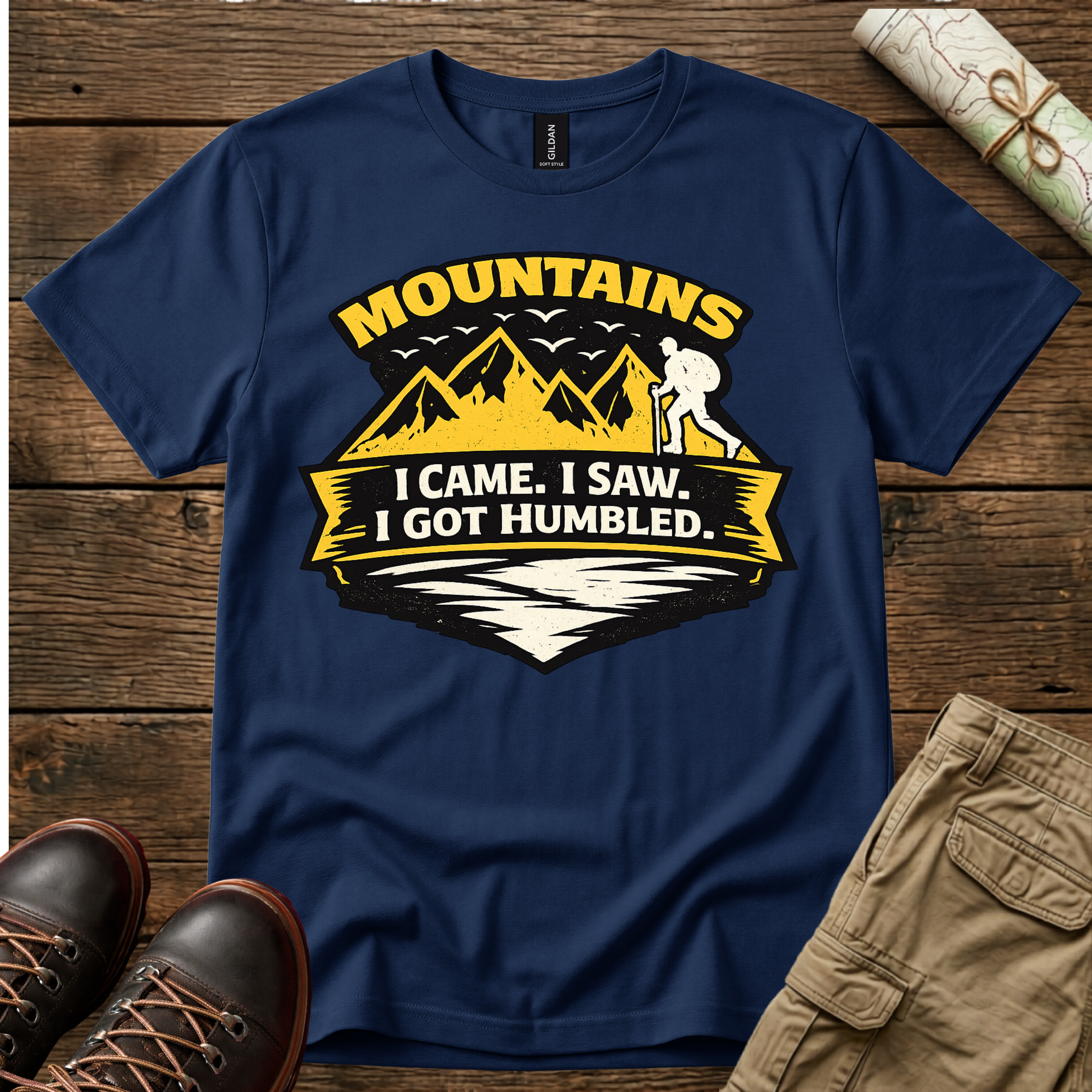 Mountains. I Came. I Saw. I Got Humbled. T-Shirt