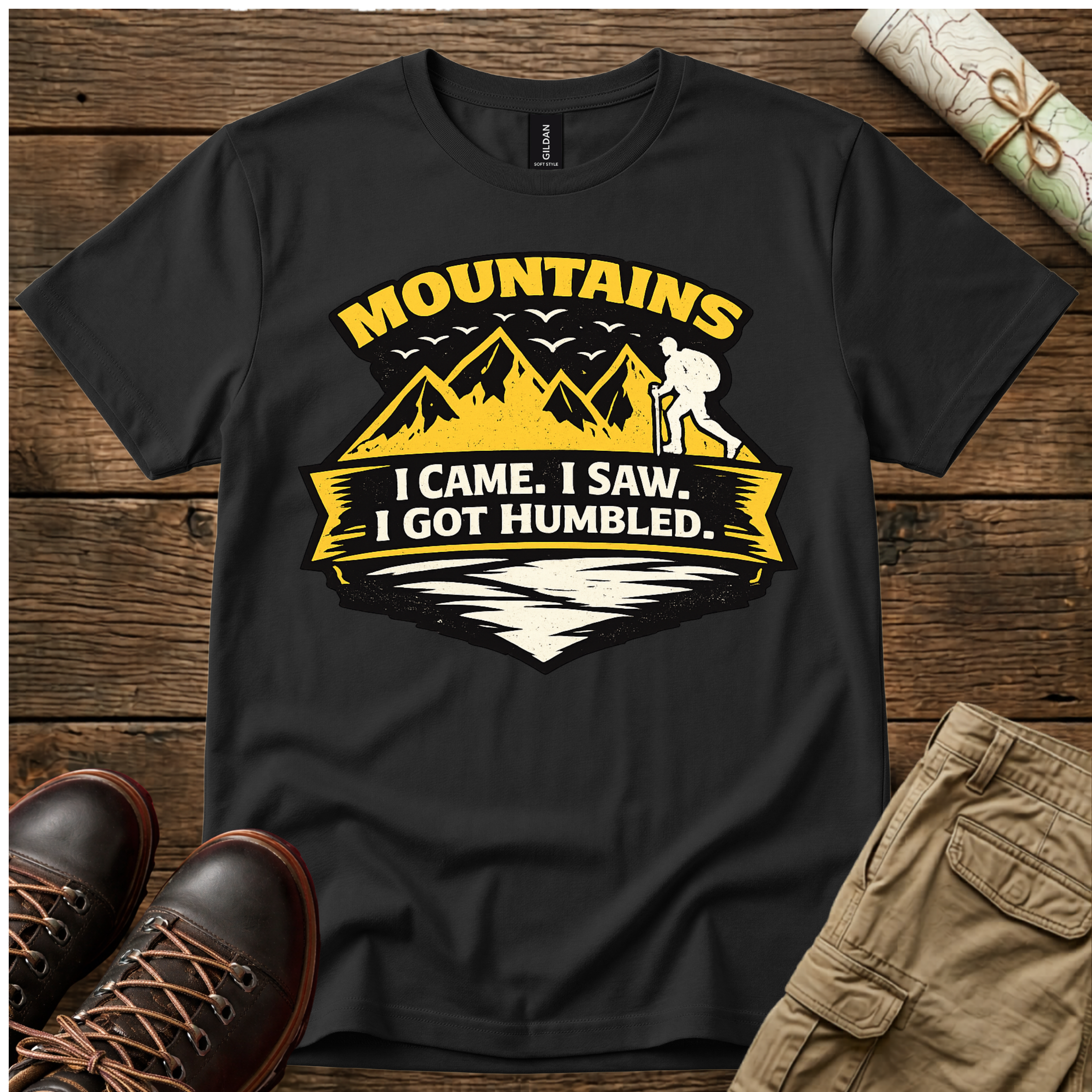 Mountains. I Came. I Saw. I Got Humbled. T-Shirt