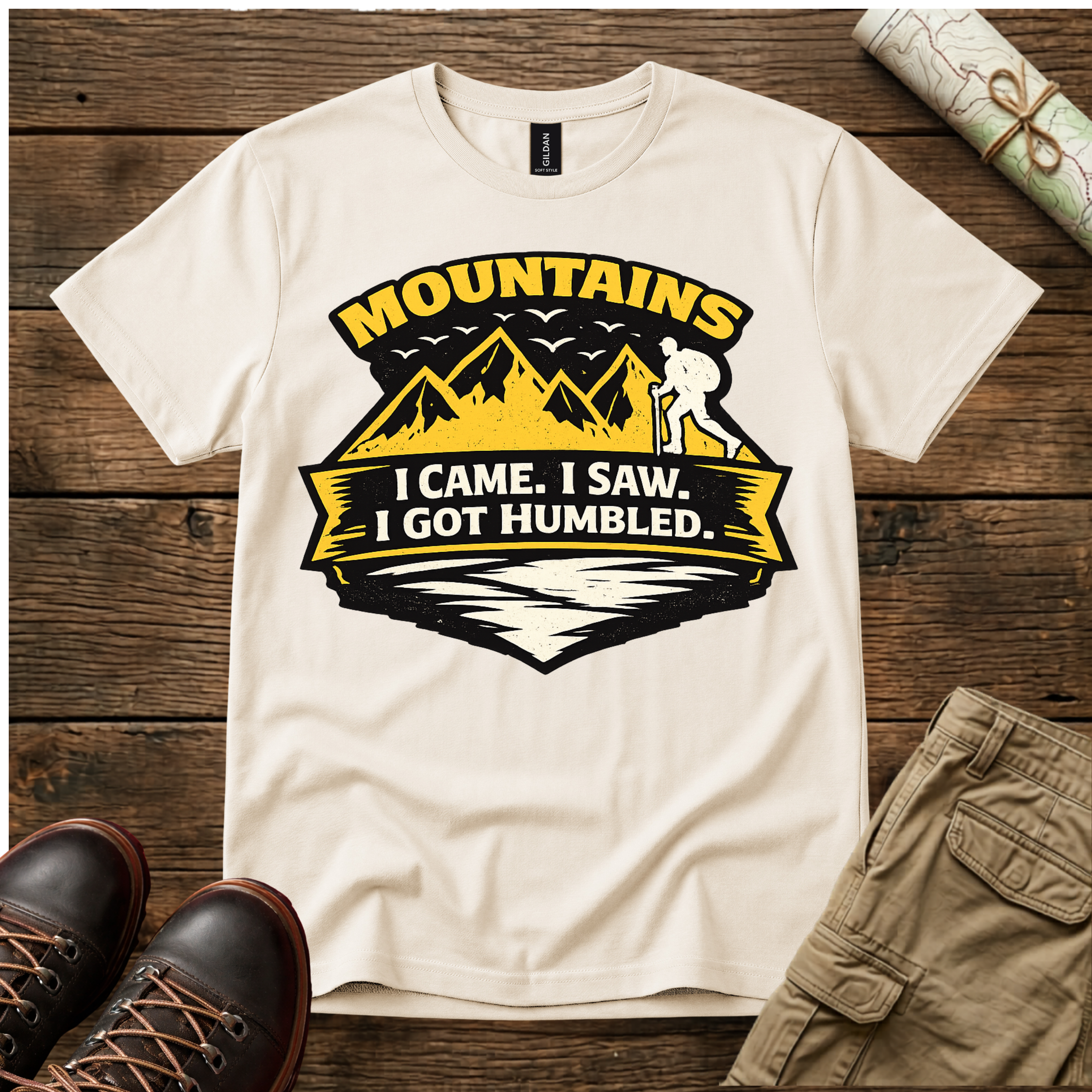 Mountains. I Came. I Saw. I Got Humbled. T-Shirt