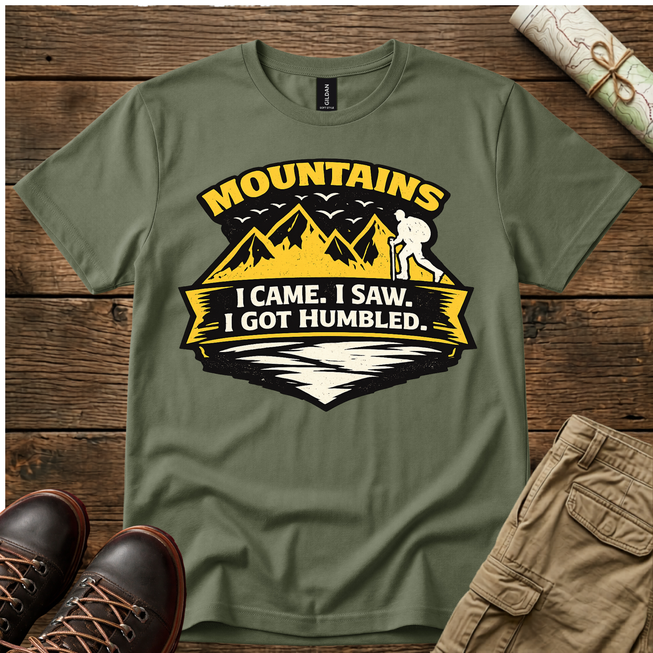 Mountains. I Came. I Saw. I Got Humbled. T-Shirt